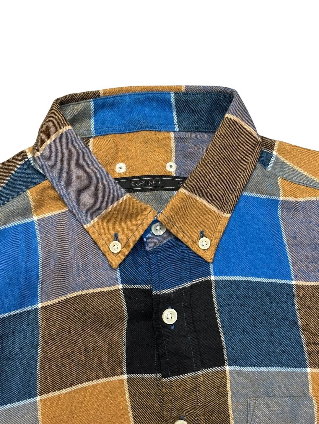 Japanese Brand SHOPNET JAPAN BUTTON DOWN PLAID SHIRT Size US M / EU 48-50 / 2 - 11 Thumbnail