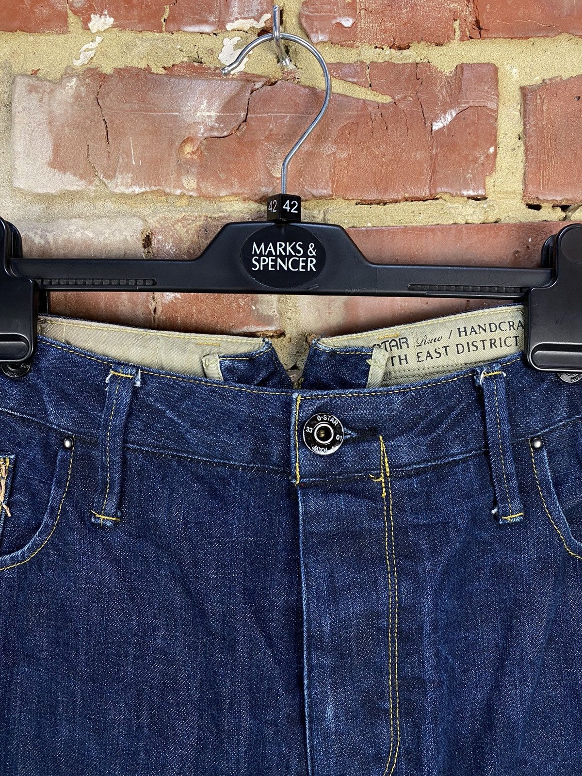 G-Star G-Star Raw Lumber Original Handcrafted Selvedge Denim Jeans Size US 36 / EU 52 - 8 Thumbnail