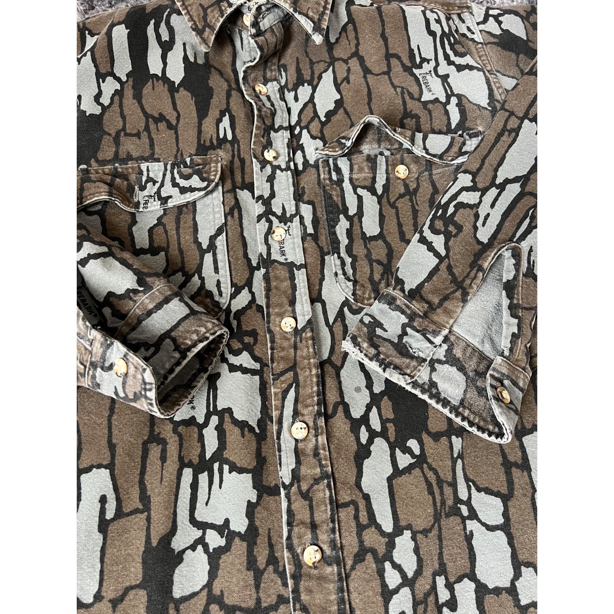 Other Vintage Gander Mountain Treebark Long Sleeve Camouflage Butt Size US L / EU 52-54 / 3 - 2 Preview