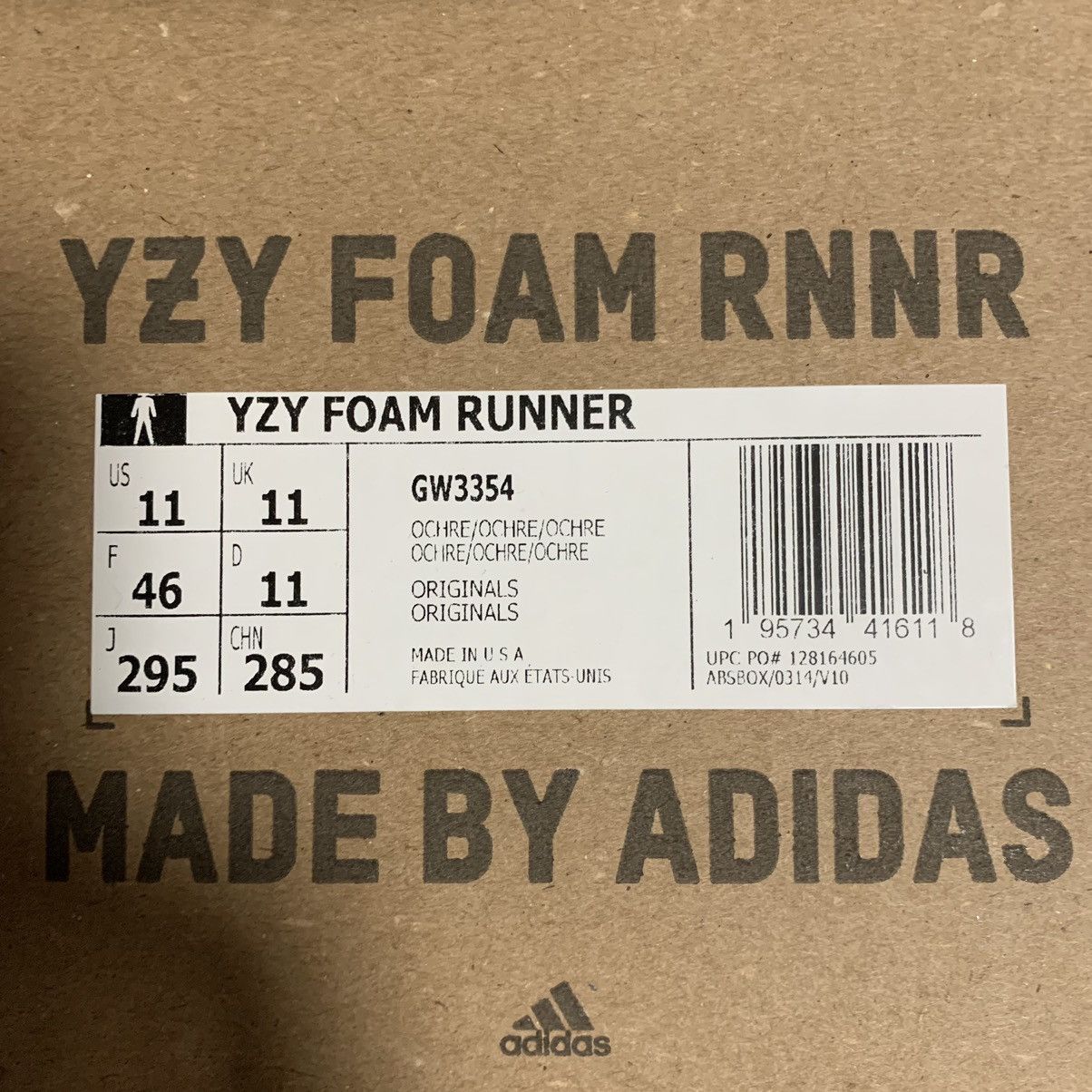 Adidas × Kanye West Adidas Yeezy Foam RNNR “Ochre” 2021 Size US 11 / EU 44 - 14 Thumbnail
