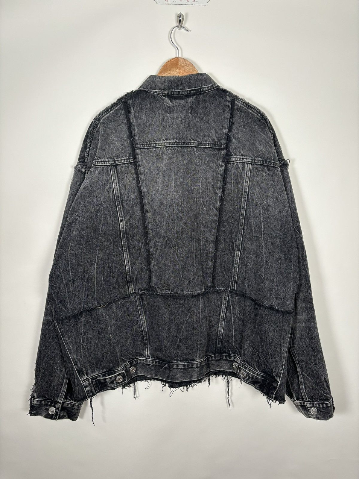 Balenciaga 🚭BALENCIAGA GRAIL🚭 RECONSTRUCTED DENIM JACKET Size US L / EU 52-54 / 3 - 7 Thumbnail