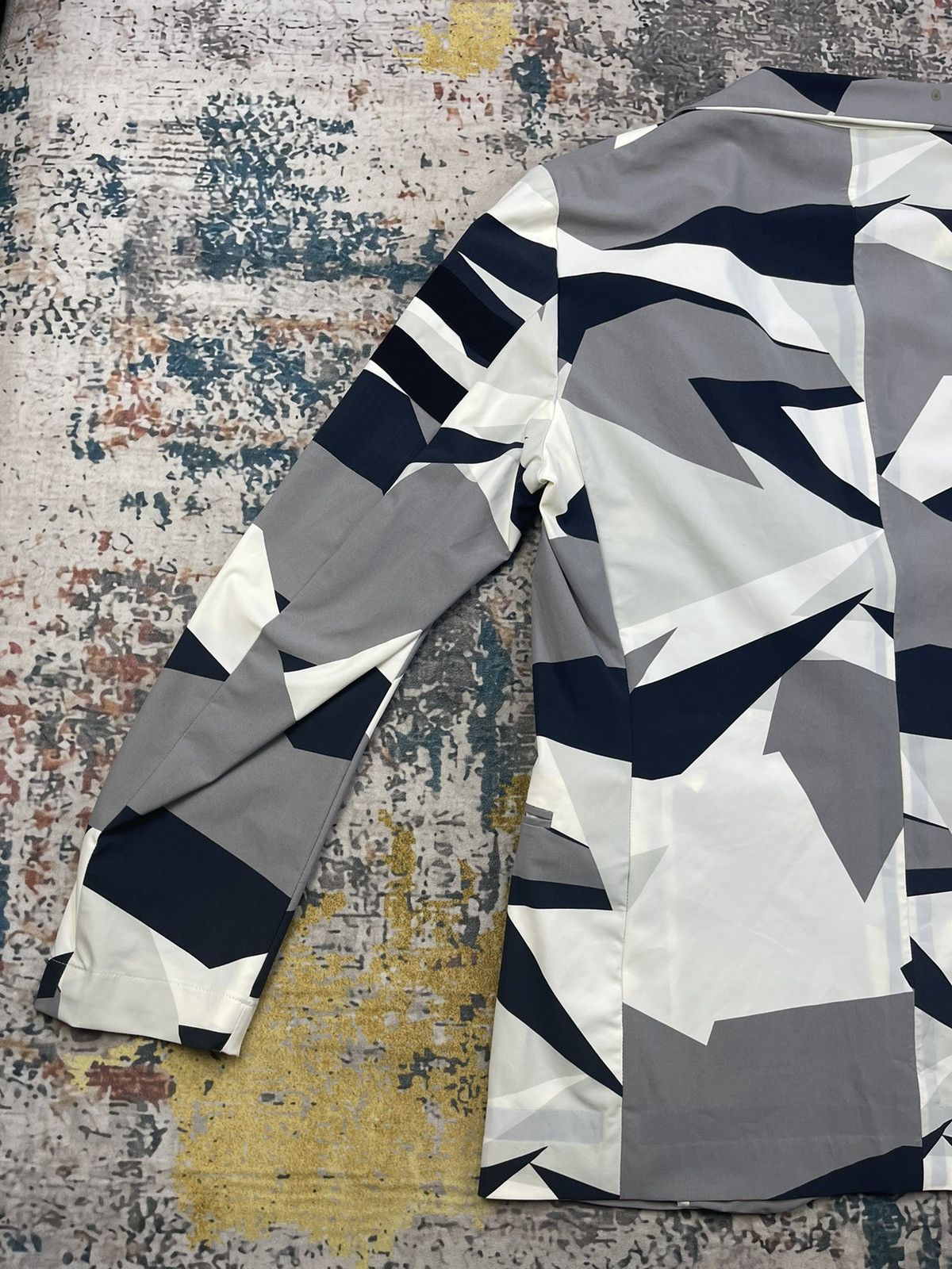 HYDROGEN HYDROGEN Geometric Camouflage Jacquard Tailored Jackets Size US S / EU 44-46 / 1 - 6 Thumbnail