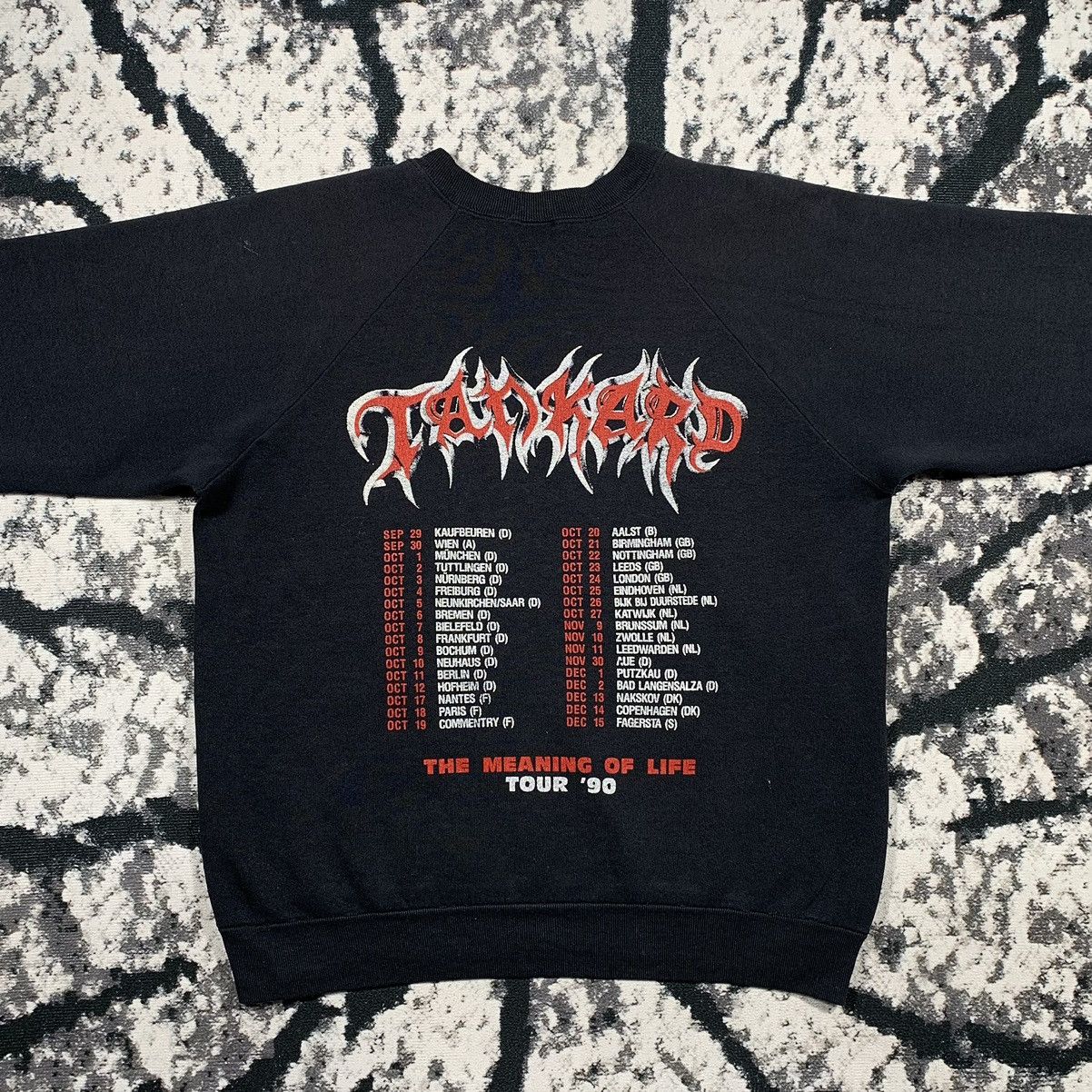 Band Tees Vintage 1990 Tankard Space Brew Tour Crewneck Metal Rare 90s Size US M / EU 48-50 / 2 - 4 Thumbnail