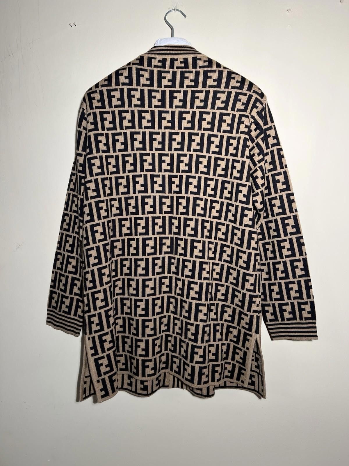 Fendi Fendi FF Logo Cardigan Sweater Wool Size 44 Size US M / EU 48-50 / 2 - 5 Thumbnail