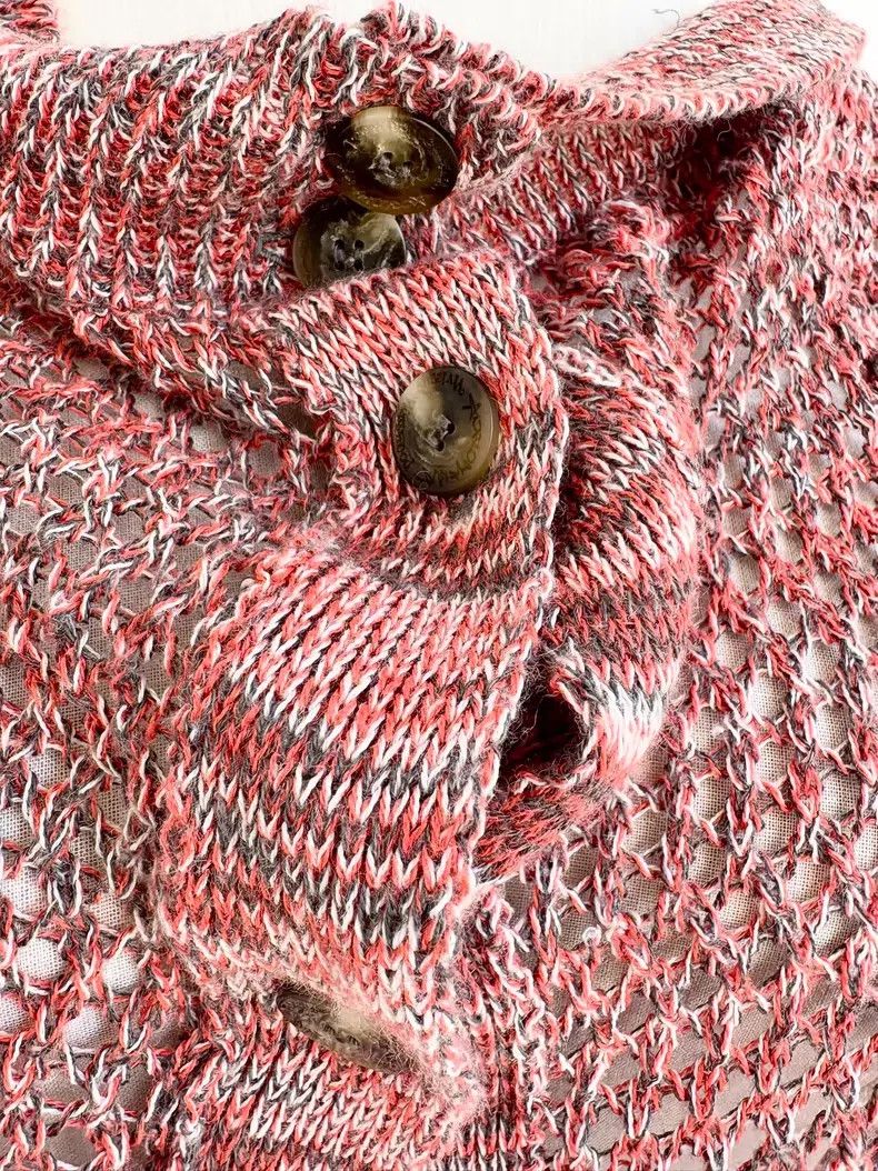 Vivienne Westwood Vivienne Westwood Vintage Red Lace Knit Open Cardigan Jack Size XS / US 0-2 / IT 36-38 - 2 Thumbnail