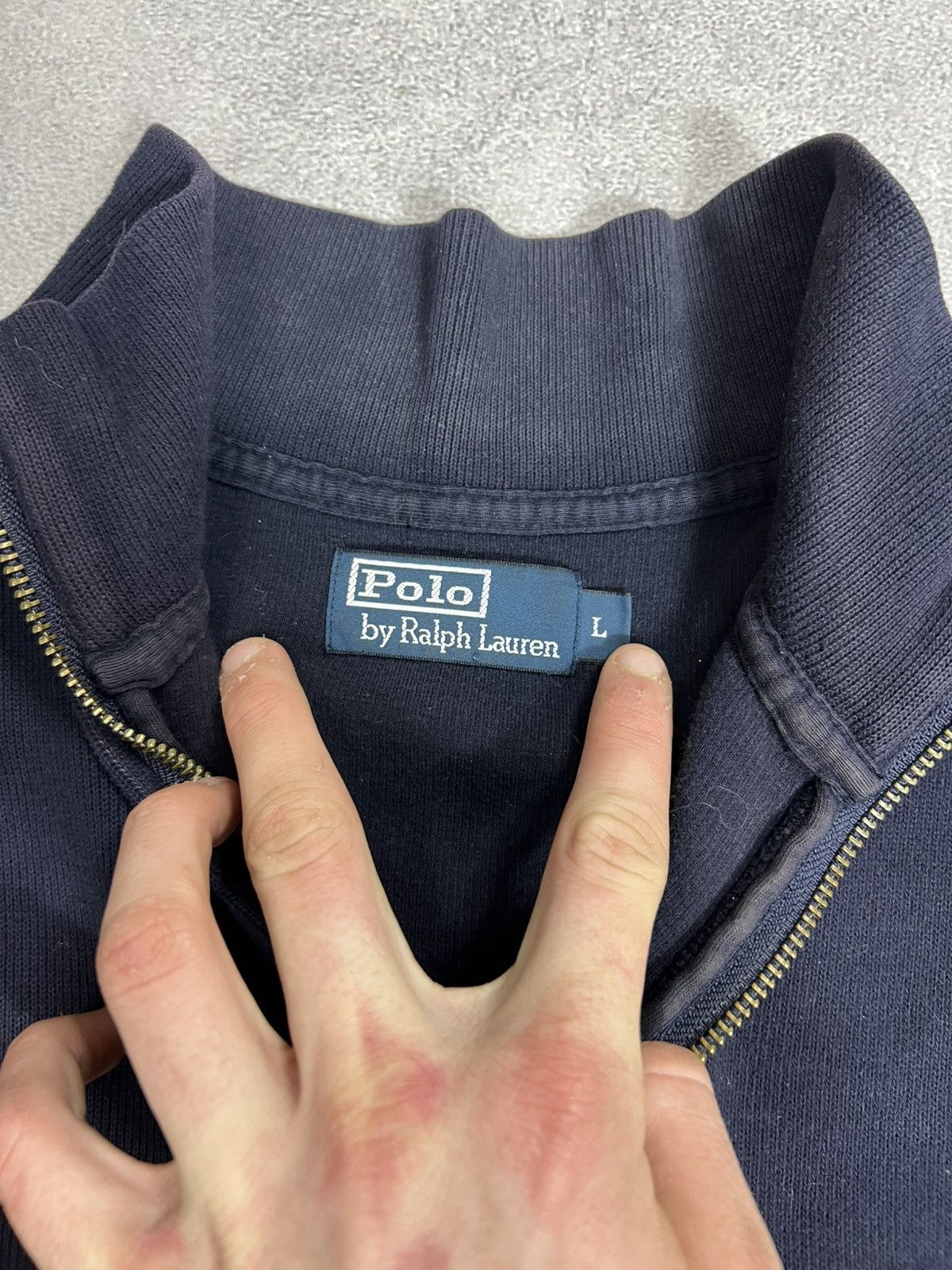Polo Ralph Lauren Vintage Polo Raplh Lauren 3/4 Zip OldMoney Y2K Hoodie Size US L / EU 52-54 / 3 - 6 Thumbnail