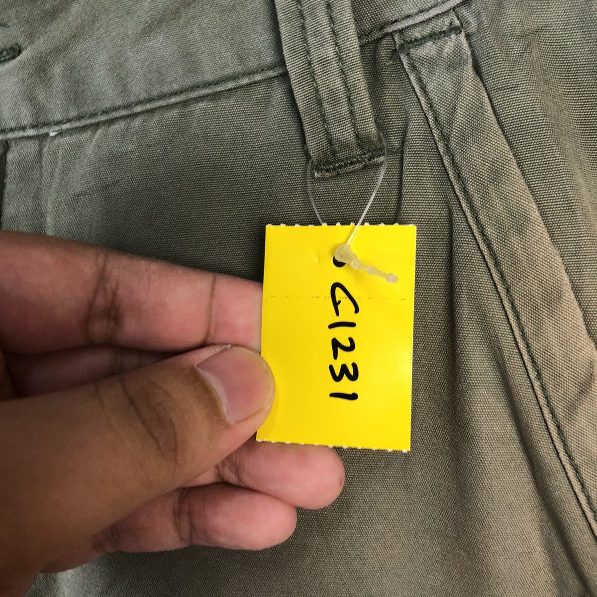 Alpha Industries × Japanese Brand DL Alpha Industries Green Cargo Multipocket Pants #C1231 Size US 31 - 13 Thumbnail