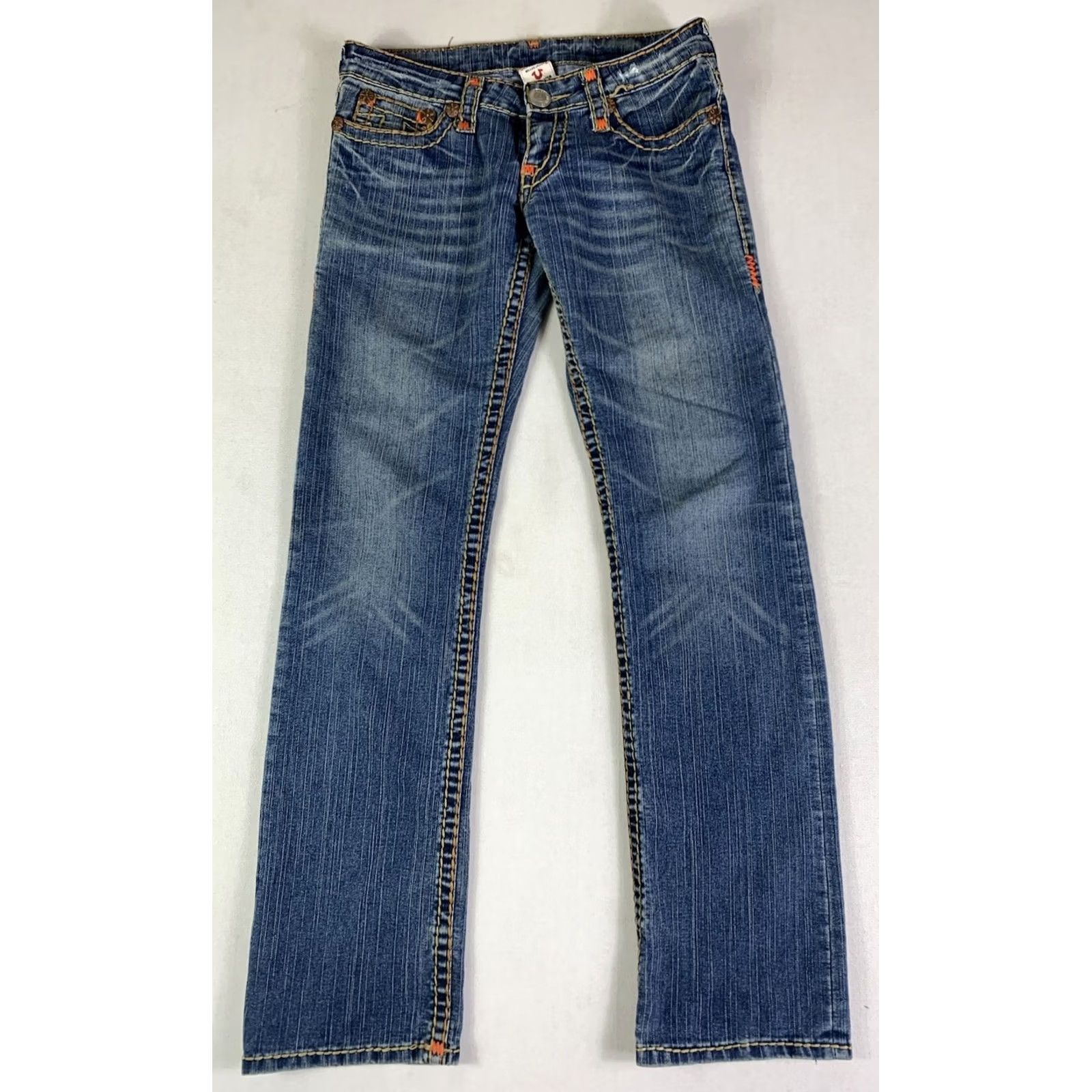 True Religion VINTAGE True Religion Joey Jeans Women's 26 Blue Cotton Denim USA 29x32 Size 26" / US 2 / IT 38 - 4 Thumbnail