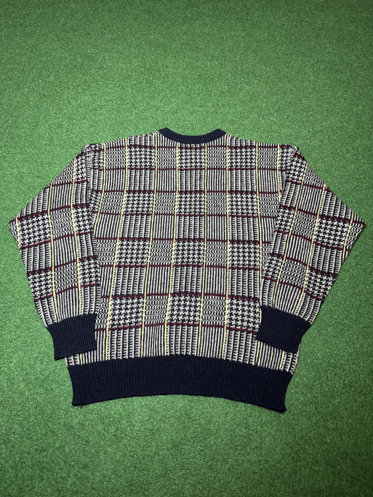 Vintage Preswick And Moore Vintage Wool Houndstooth XL Sweater Size US XL / EU 56 / 4 - 4 Thumbnail