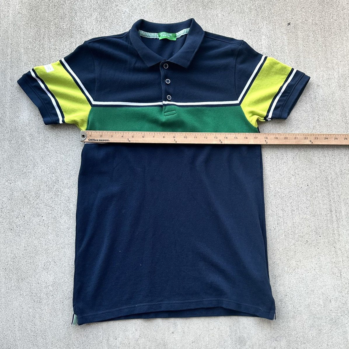 United Colors Of Benetton United Colors Of Benetton Polo Shirt Men Size Medium Striped Size US M / EU 48-50 / 2 - 6 Thumbnail
