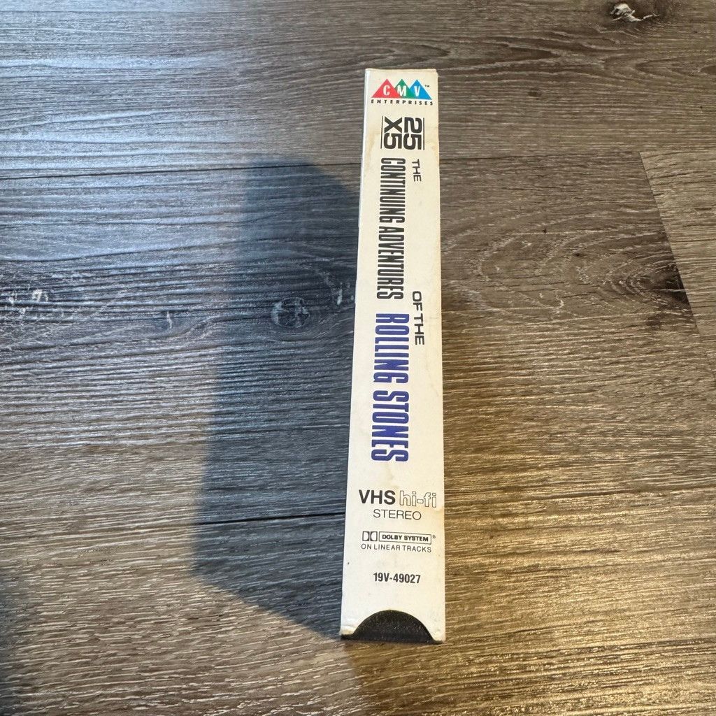 The Unbranded Brand The Rolling Stones 25 X 5 The Continuing Adventures VHS Tape Size ONE SIZE - 6 Thumbnail