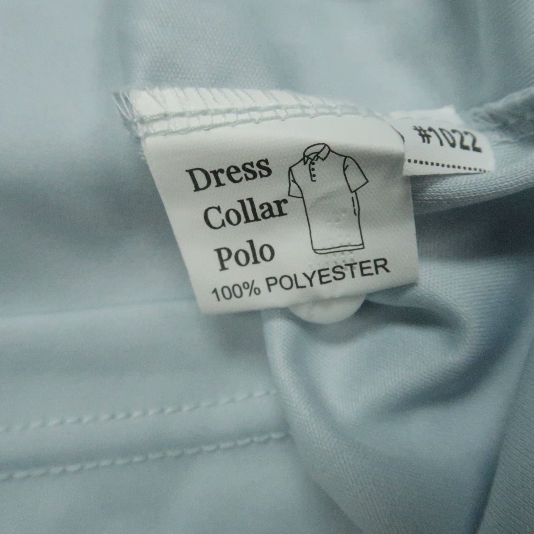 CO VINTAGE Collars & Co Shirt Mens XXL Light Blue Performance Polo Short Sleeve Stretch 2XL Size US XXL / EU 58 / 5 - 4 Thumbnail