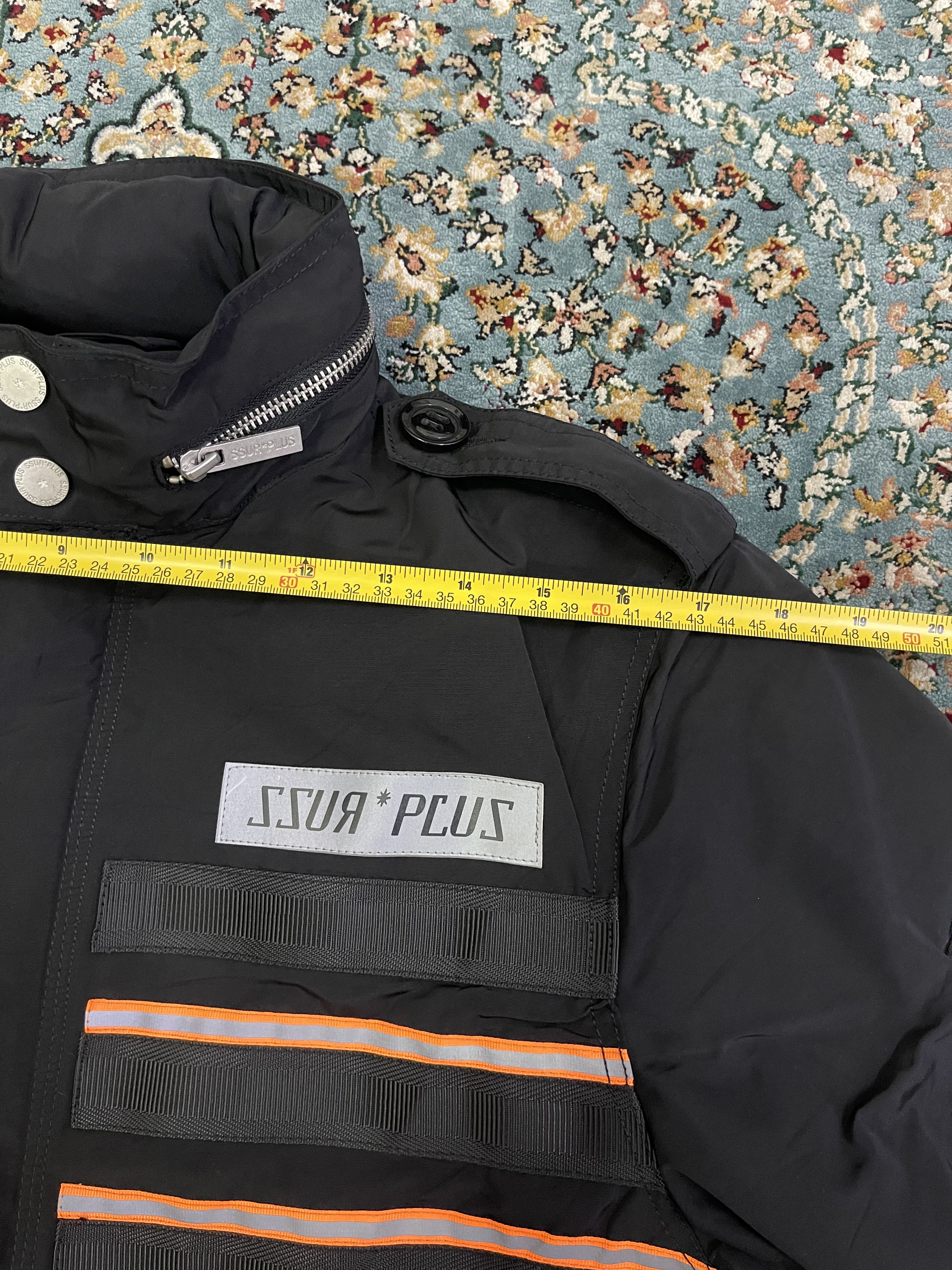 SSUR AW18 SSUR Safety Reflector Puffer Jacket “Make Love Not War” Size US M / EU 48-50 / 2 - 17 Thumbnail