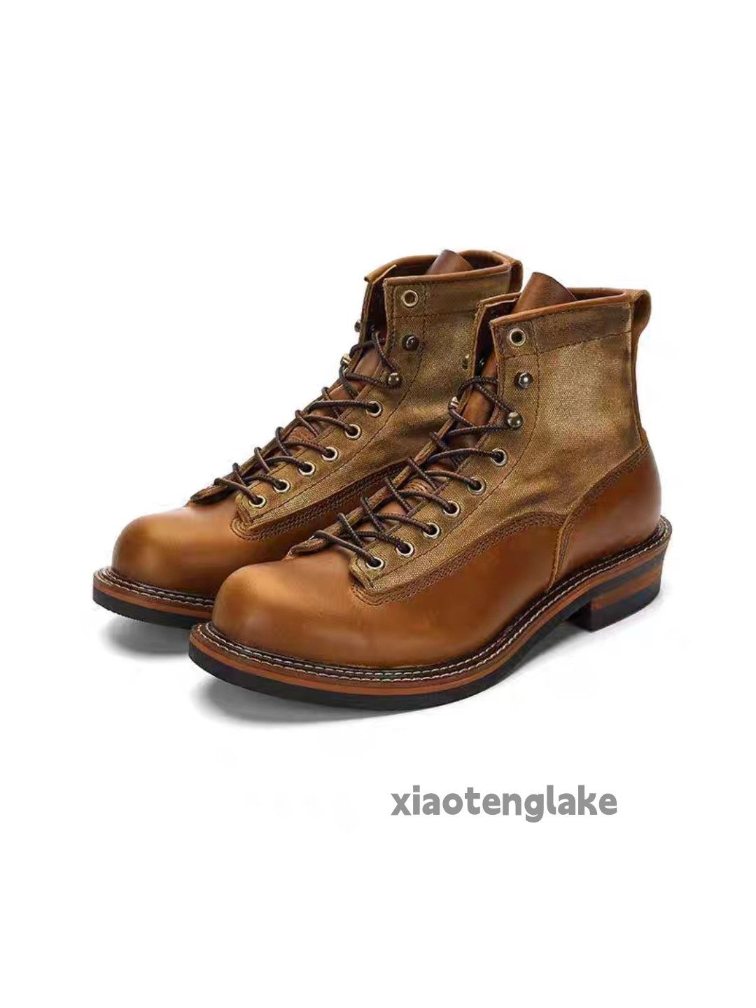 Vintage Utility punk yuppie hiking mountain military boots shoes Size US 9 / EU 42 - 4 Thumbnail