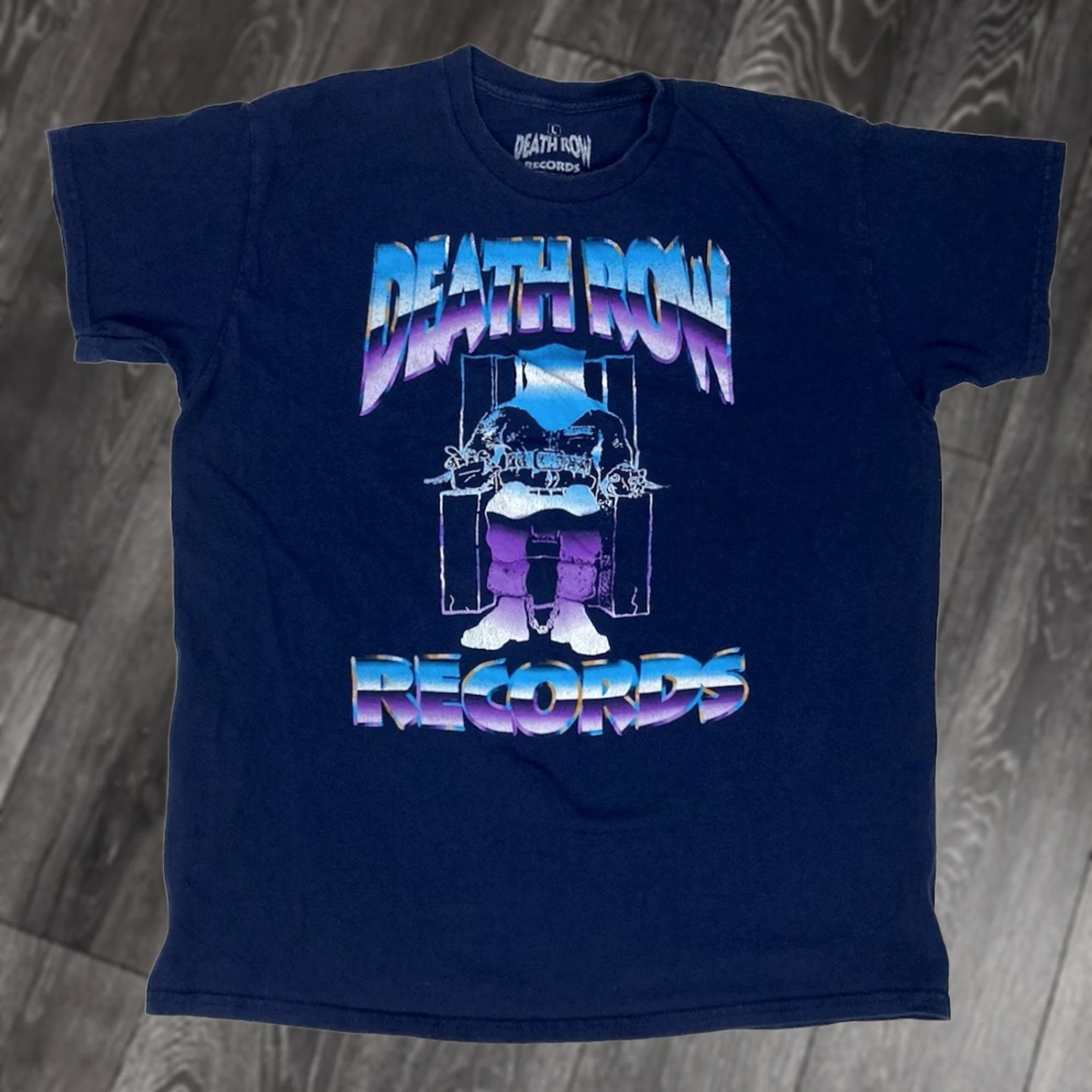 Ripple Junction VINTAGE Death Row Records Graphic T-shirt Men Large Blue Short Sleeve Music Size US L / EU 52-54 / 3 - 1 Thumbnail