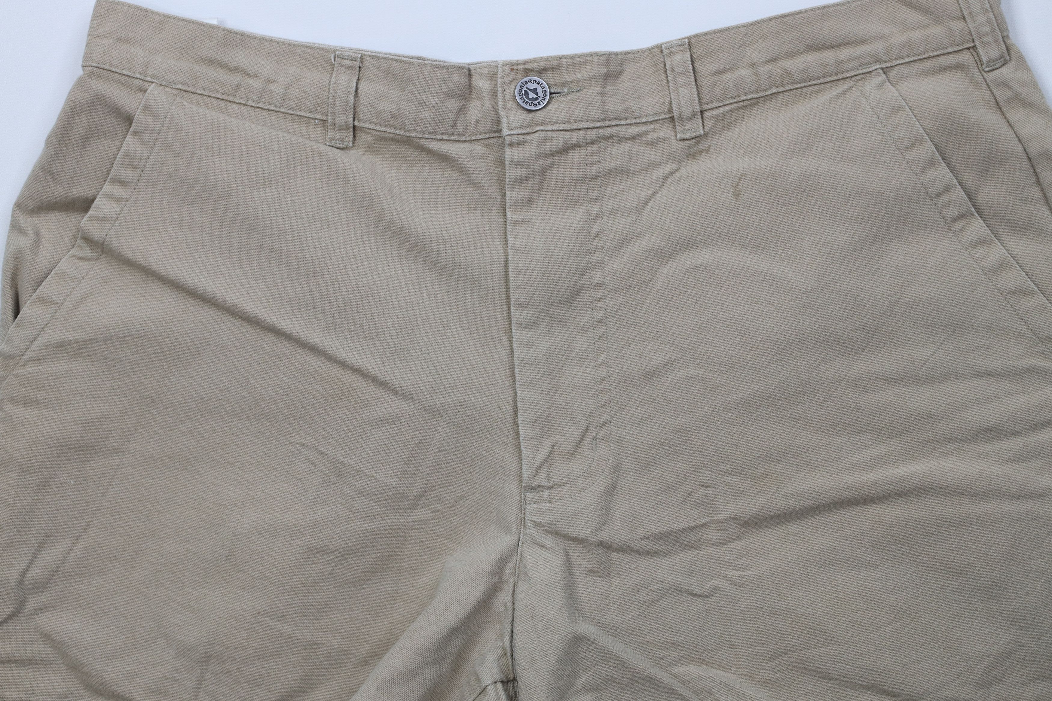 Patagonia Vintage Y2K 2003 Patagonia Above Knee Canvas Shorts Beige Size US 36 / EU 52 - 3 Thumbnail