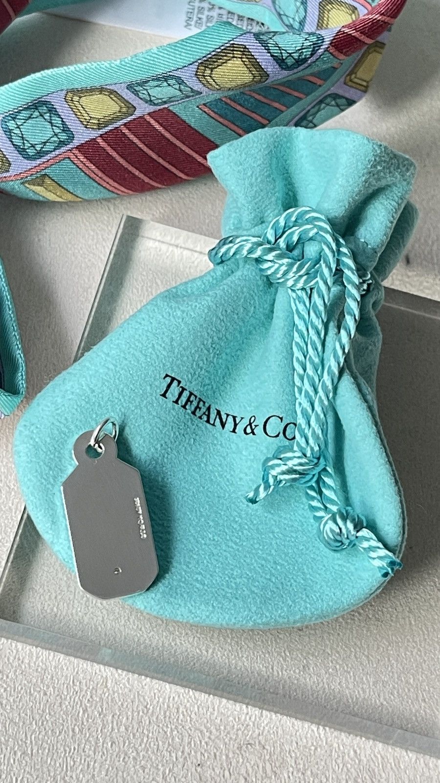 Tiffany & Co. Tiffany & Co. Dog Tag Diamond Charm in Silver NEW Size ONE SIZE - 9 Thumbnail