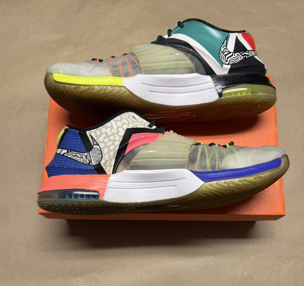 Nike Nike KD 7 VII What The KD Kevin Durant shoes size 14 Rare! Size US 14 / EU 47 - 2 Thumbnail