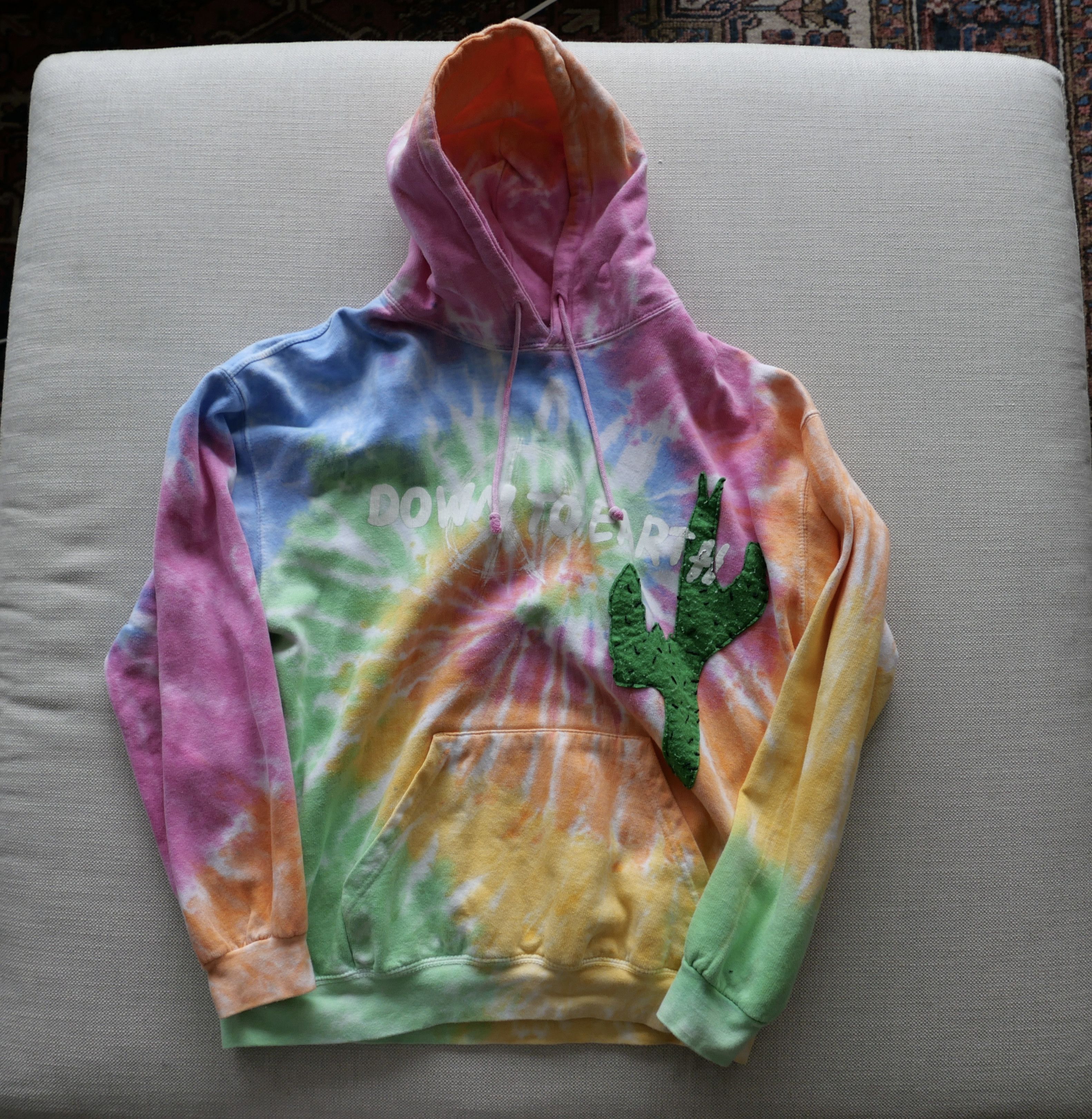 image of Dover Street Market x Travis Scott Dsm La Exclusive Travis Scott Astroworld Tour Hoodie in Tye Dye 