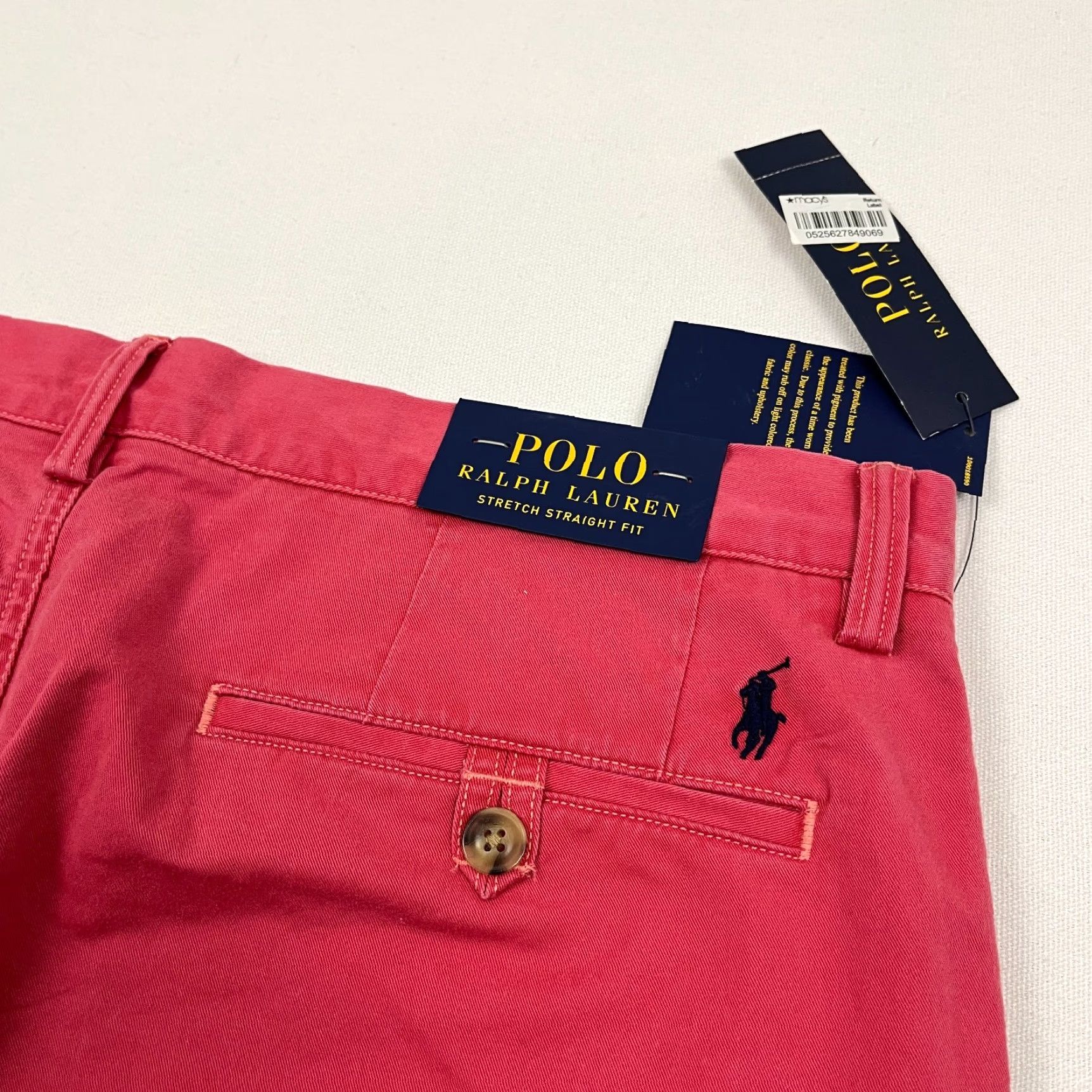 Polo Ralph Lauren Polo Ralph Lauren Chino Pants Mens 34x30 Straight Leg Nantucket Red Cotton Twill Disease? Size US S / EU 44-46 / 1 - 5 Thumbnail