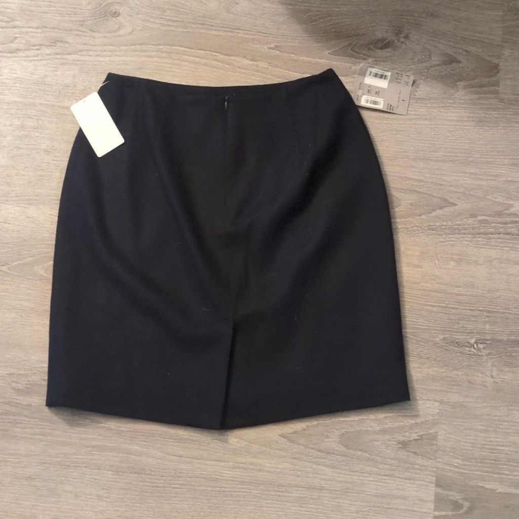 Other KGR Navy Merino Wool Pencil Skirt Size 8 Size 30" / US 8 / IT 44 - 8 Thumbnail