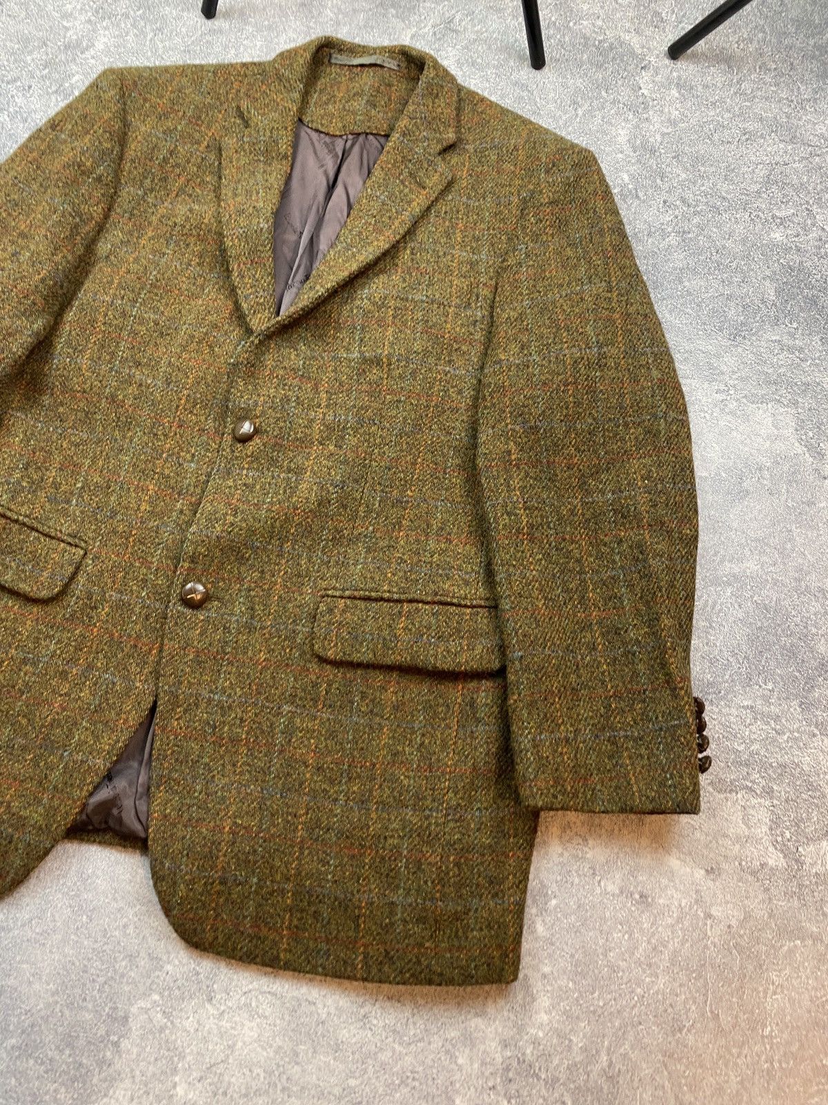 Harris Tweed × Vintage HARRIS TWEED WALBUSCH Men's 100% Wool Tweed Blazer Size 42R - 3 Thumbnail