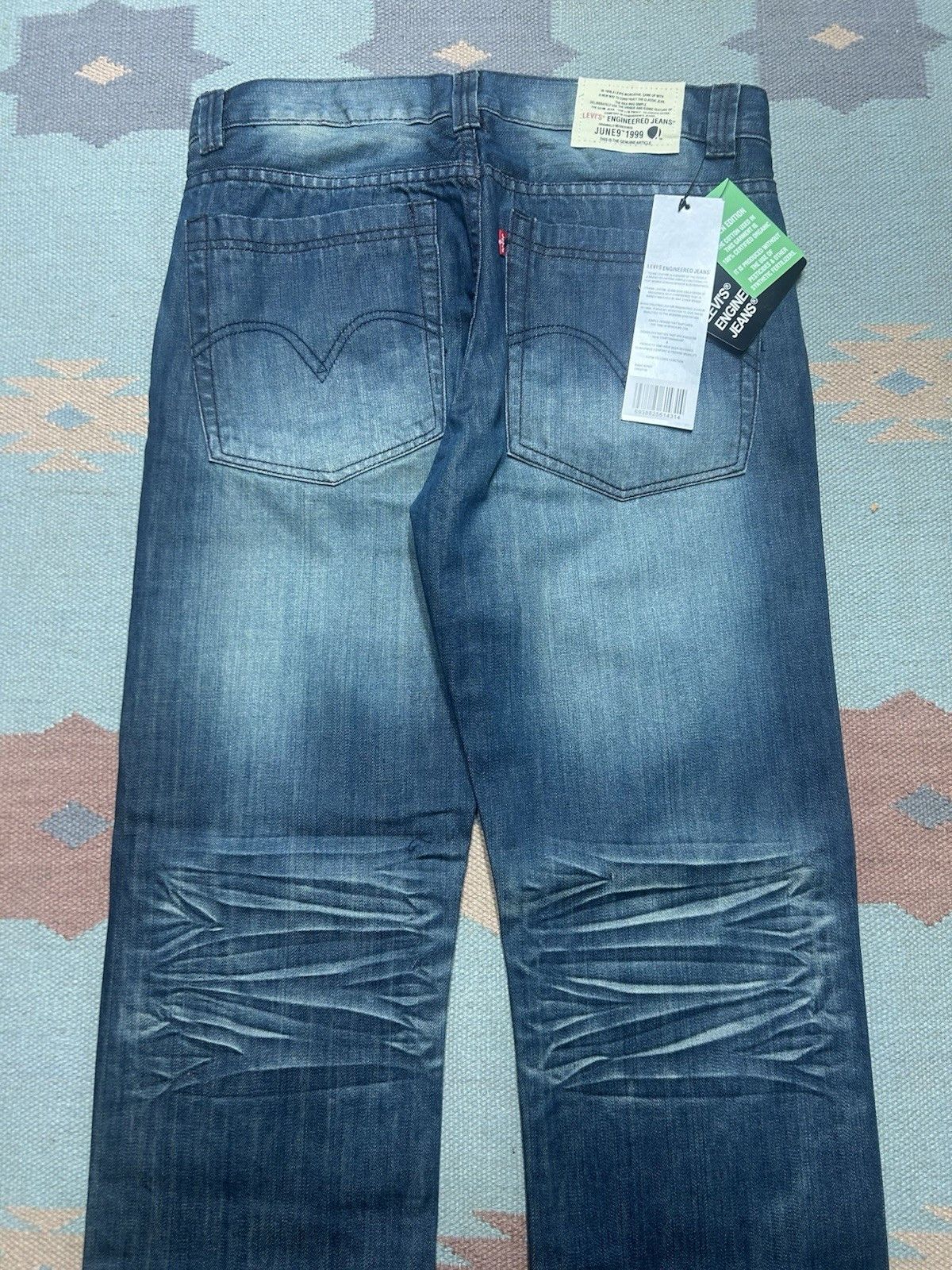 Vintage Vtg Levis Engineered jeans fade NWT DEADSTOCK straight 33x33 Size US 33 - 8 Thumbnail