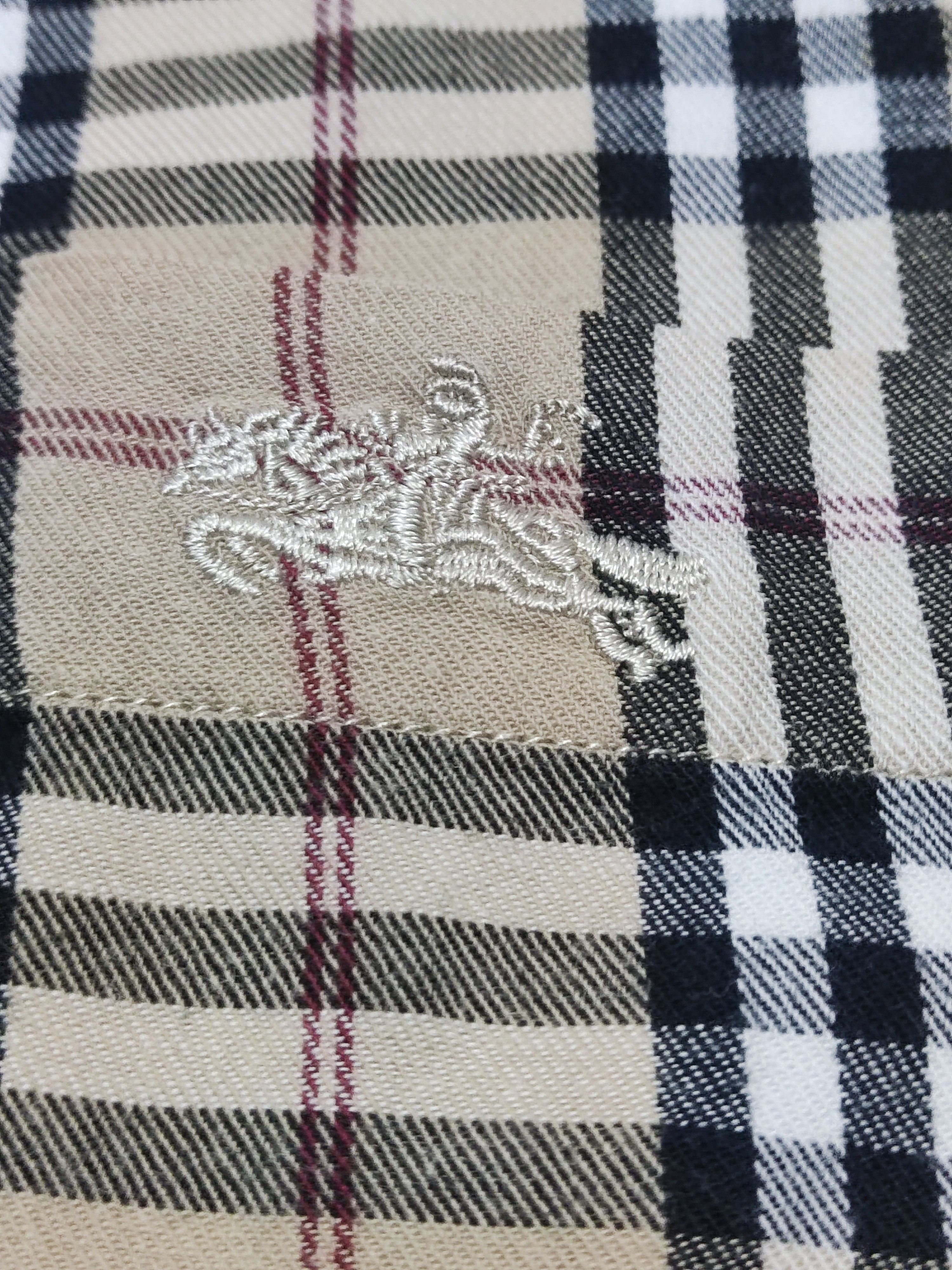 Burberry Vintage 80 Blueberrys Rodeo Club Nova Check Single Stitch Size US L / EU 52-54 / 3 - 6 Thumbnail