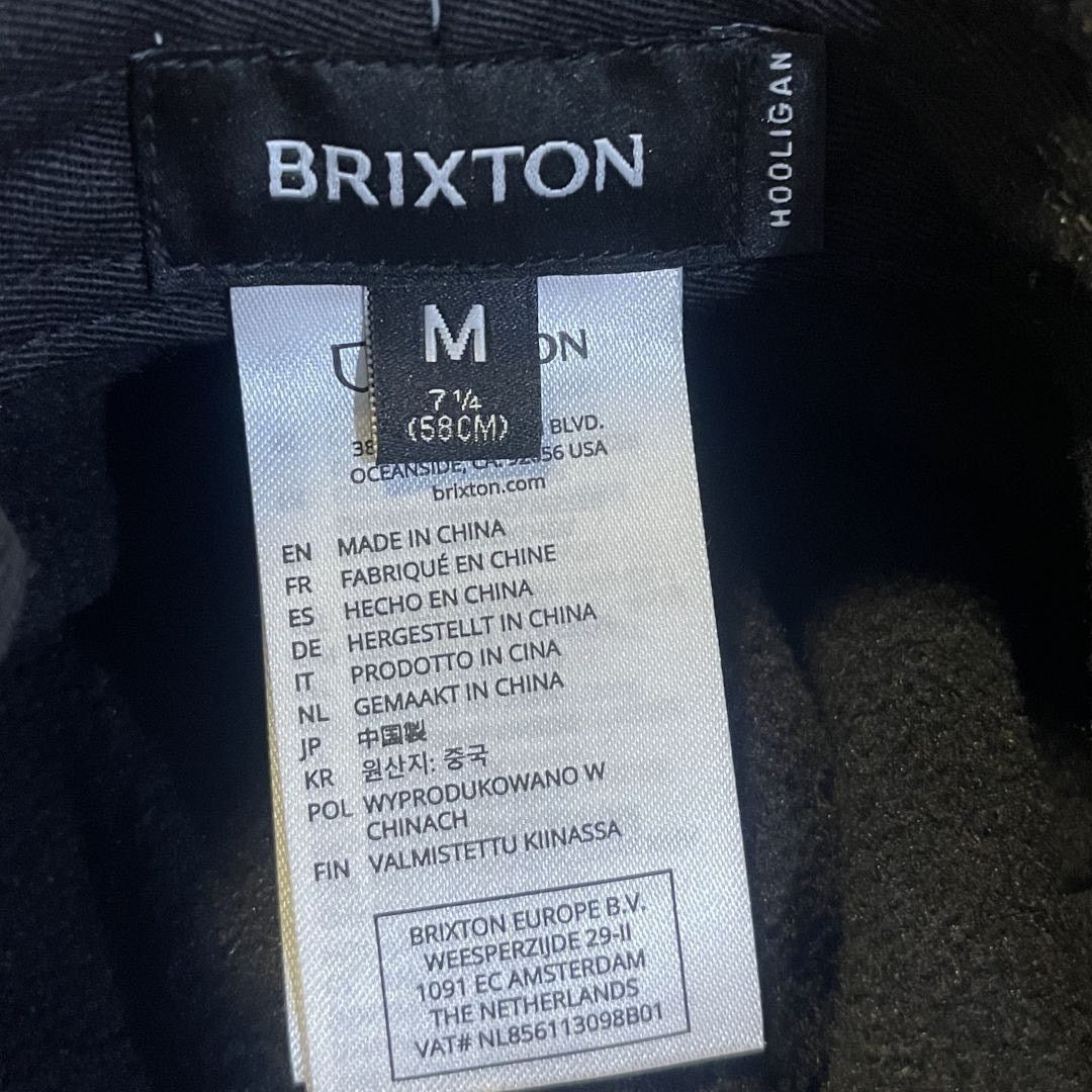 Brixton Newsboy Cap Hooligan Ear Flap Snap Flat NWT Unisex Medium Size ONE SIZE - 6 Thumbnail