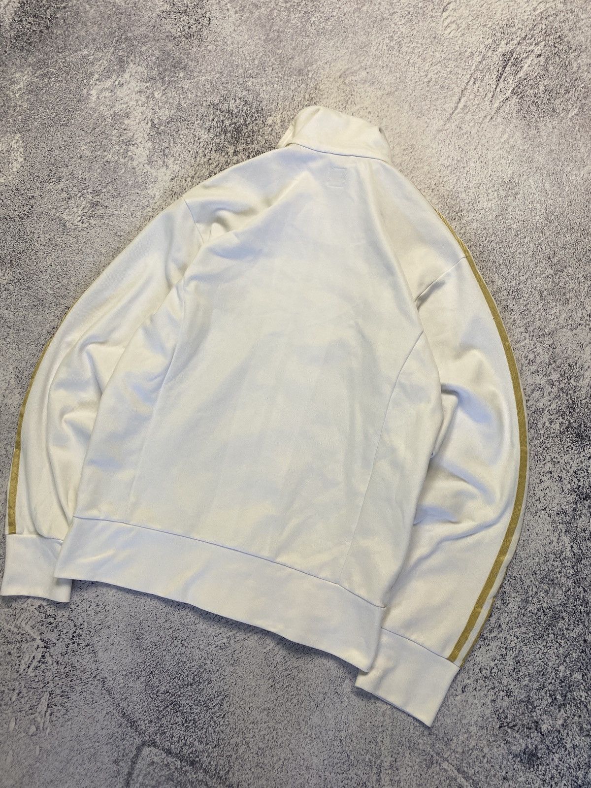 Adidas × Vintage Vintage Adidas Trefoil Gold Logo Rare Track Jacket Y2K Size US L / EU 52-54 / 3 - 7 Thumbnail