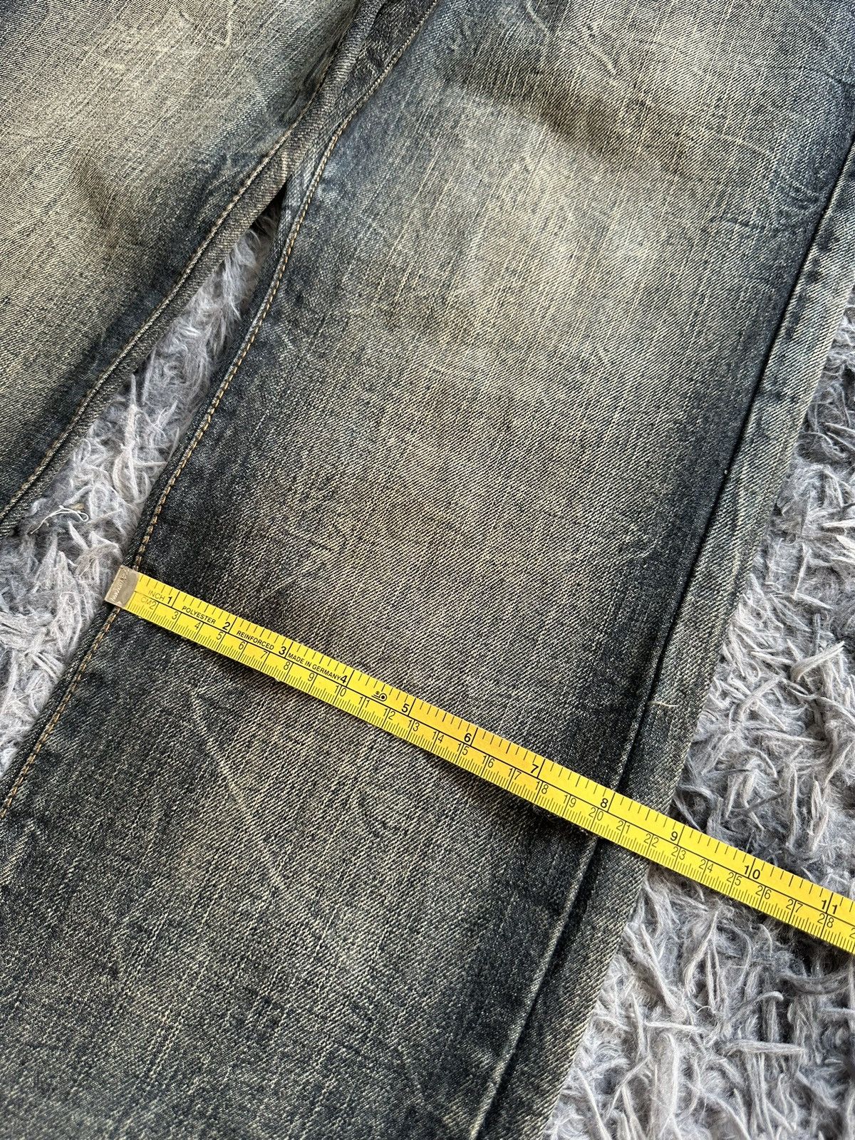 Japanese Brand 🔥Jrock / Vkei🔥 - K.U.I Co. Ltd mudmax denim jeans Size US 35 - 18 Thumbnail
