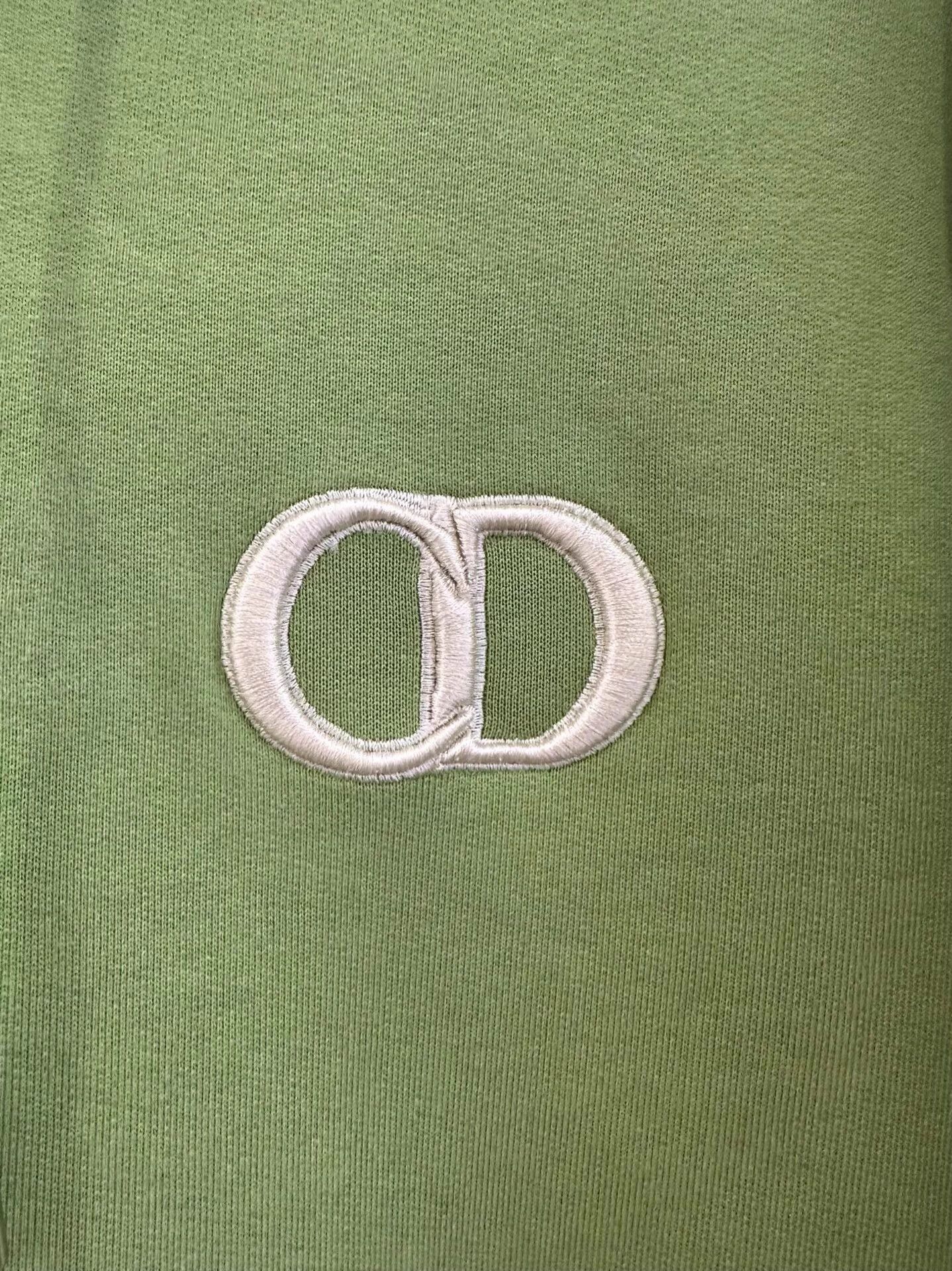 Dior Dior Men's Green Hoodie White CD Logo S Size US S / EU 44-46 / 1 - 4 Thumbnail