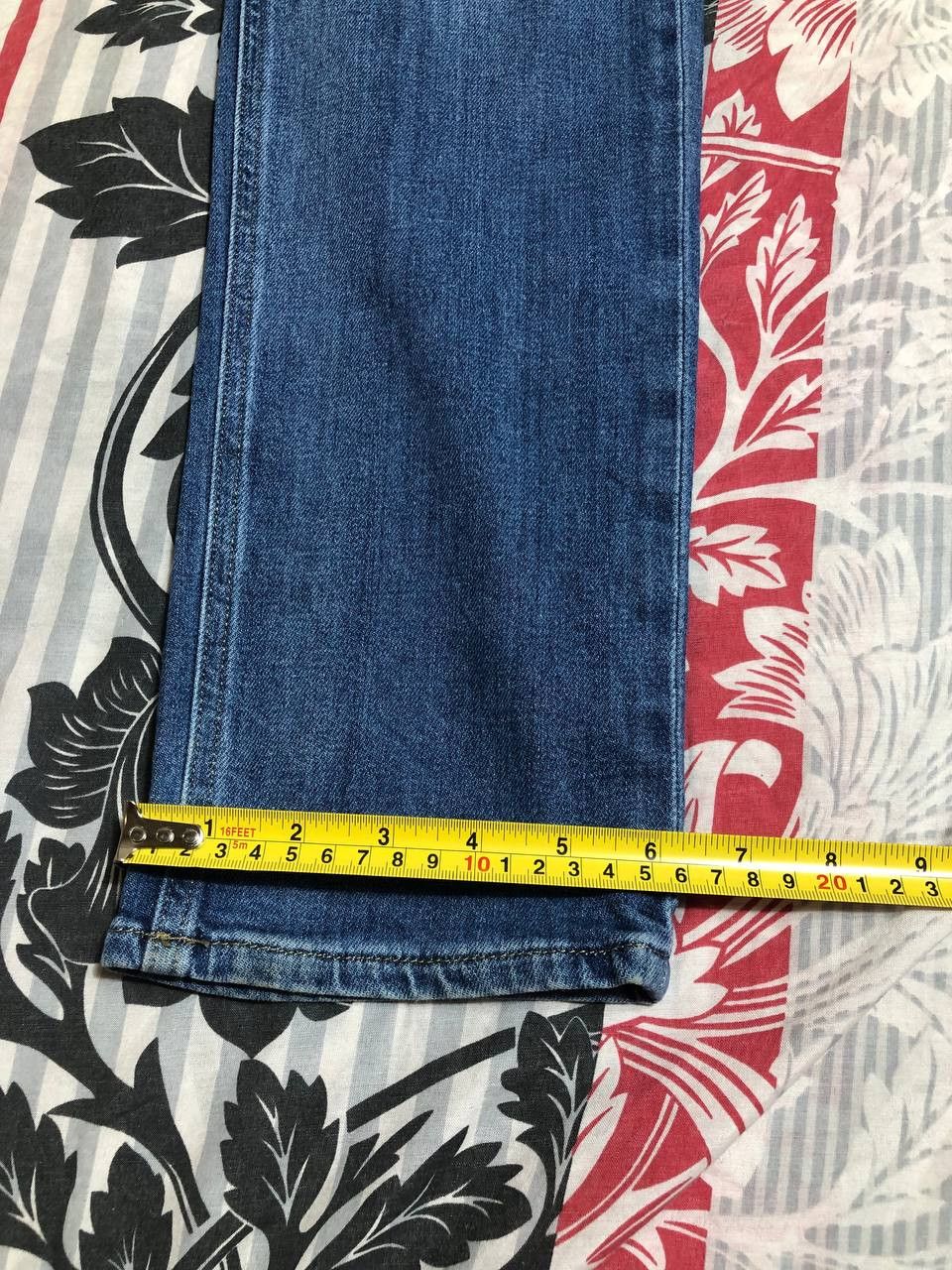Hugo Boss × Japanese Brand Crazy Crash Dirty Baggy Faded Jean Japan Avant Garde Style Size US 32 / EU 48 - 19 Thumbnail