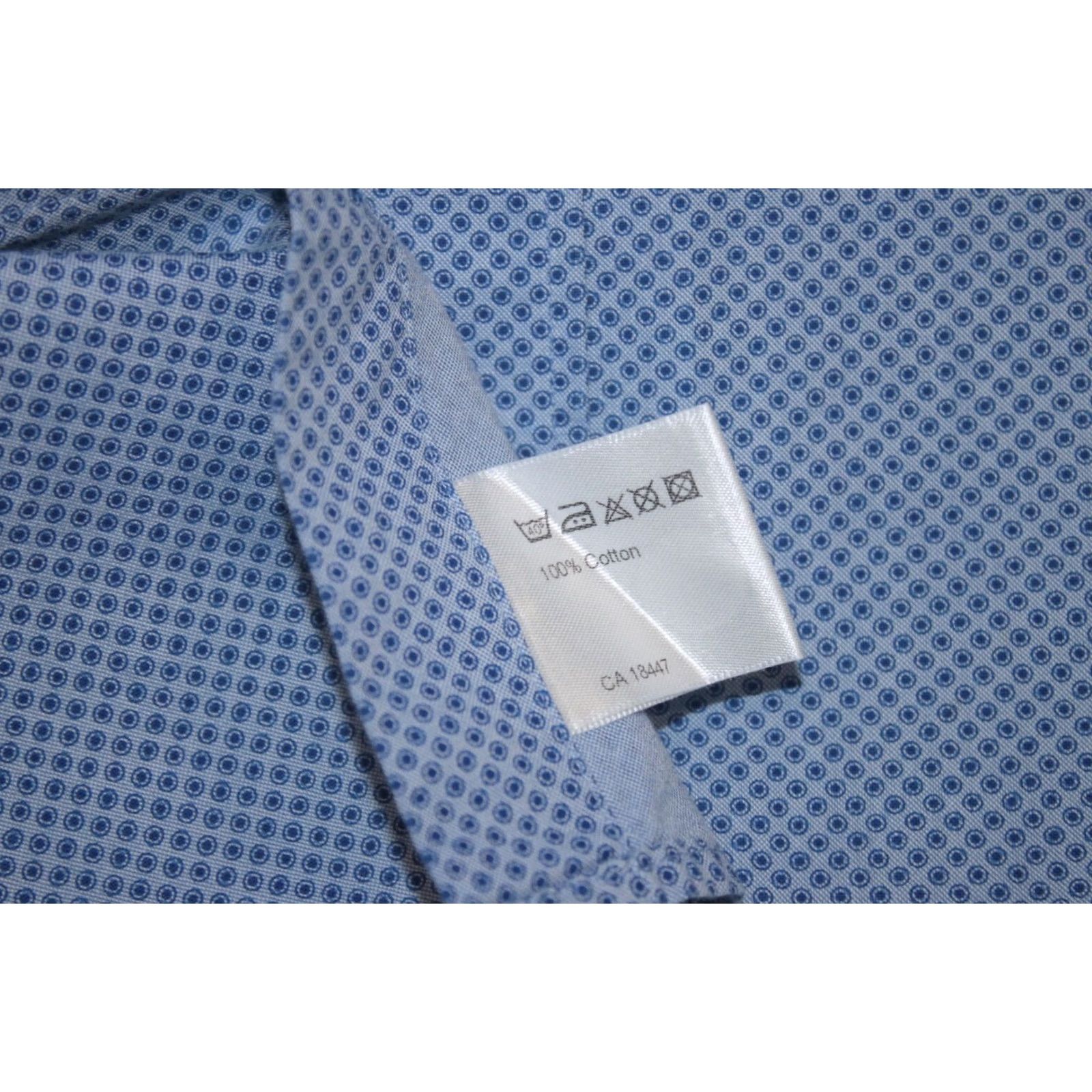 Vintage Stenstroms Slimline Shirt Blue mens Size 39 15 1/2 Size US L / EU 52-54 / 3 - 7 Thumbnail
