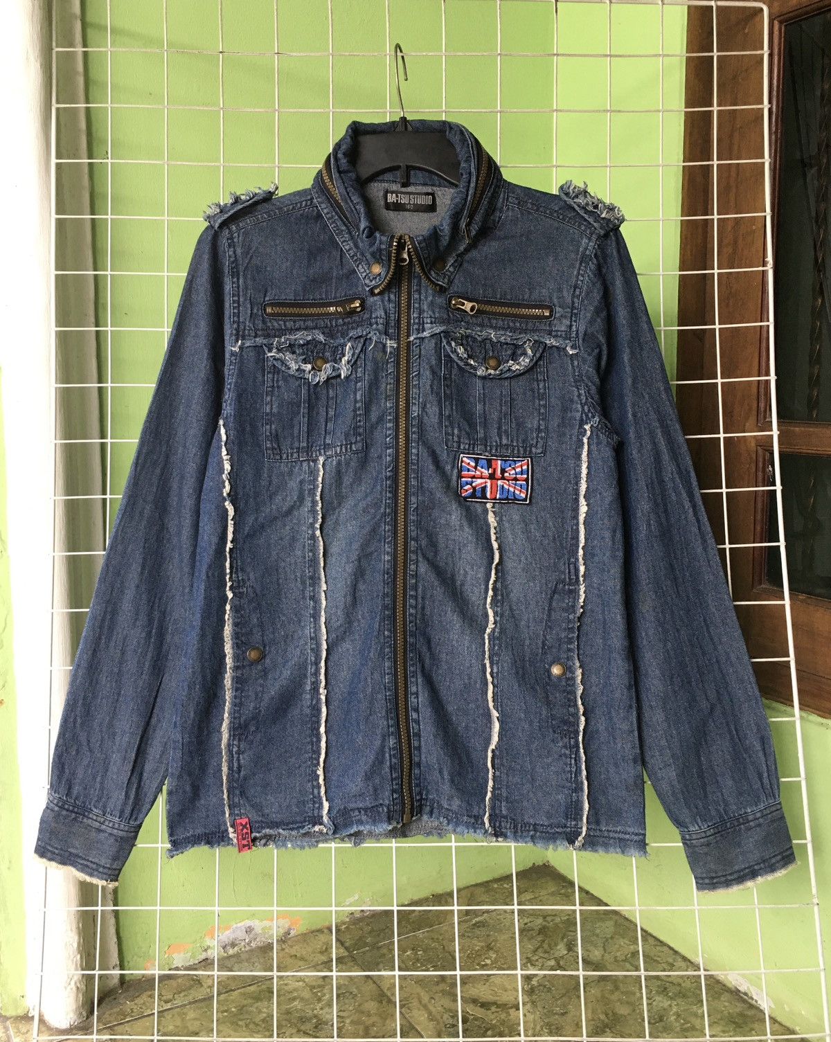 Japanese Brand 2000s Ba-tsu Studio Distressed Bono Size US M / EU 48-50 / 2 - 4 Thumbnail