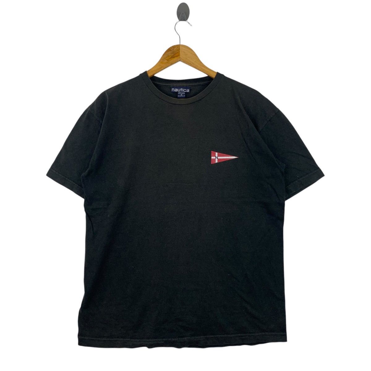 Nautica Vintage NAUTICA Compass Print Design Black Short Shirt Size US M / EU 48-50 / 2 - 2 Thumbnail