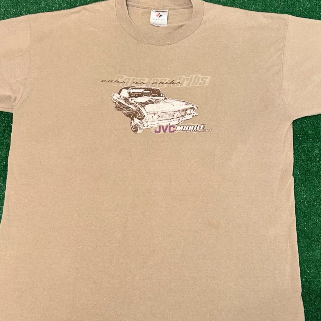 Vintage VINTAGE 90s Y2K Cribs As Cars JVC Mobile ENT TV Promo VTG Shirt Mens XL Brown Hip Hop 90s Y2K Mens XL Shirt Size US XL / EU 56 / 4 - 3 Thumbnail