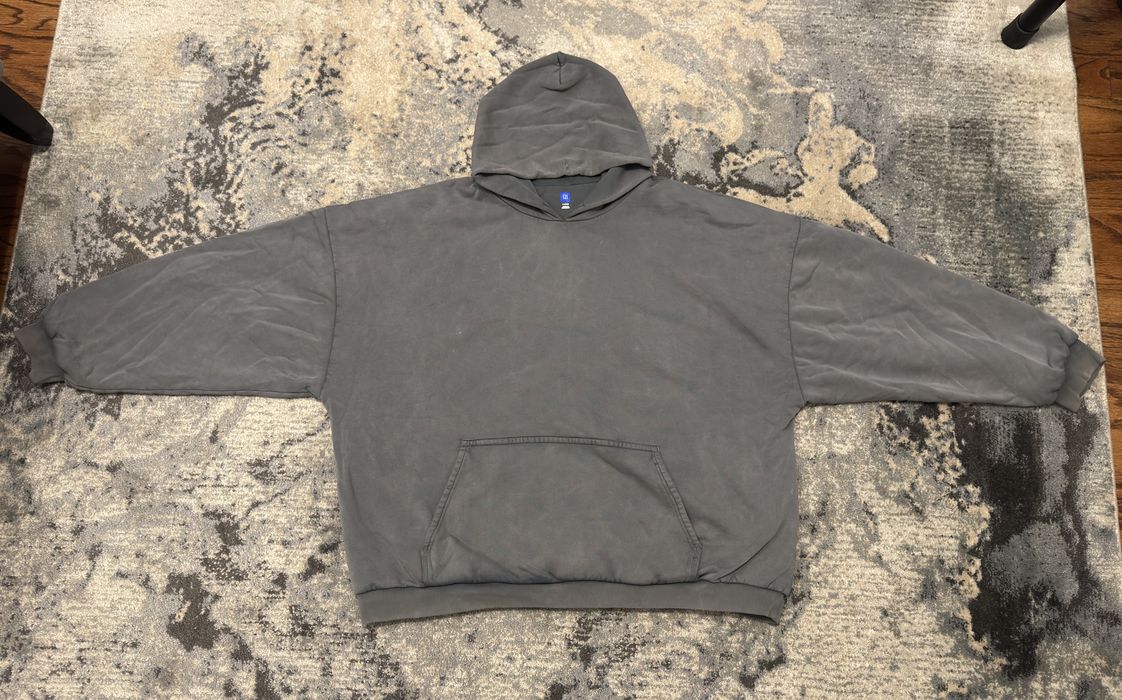 yeezy gap zipup hoodie poetic grey