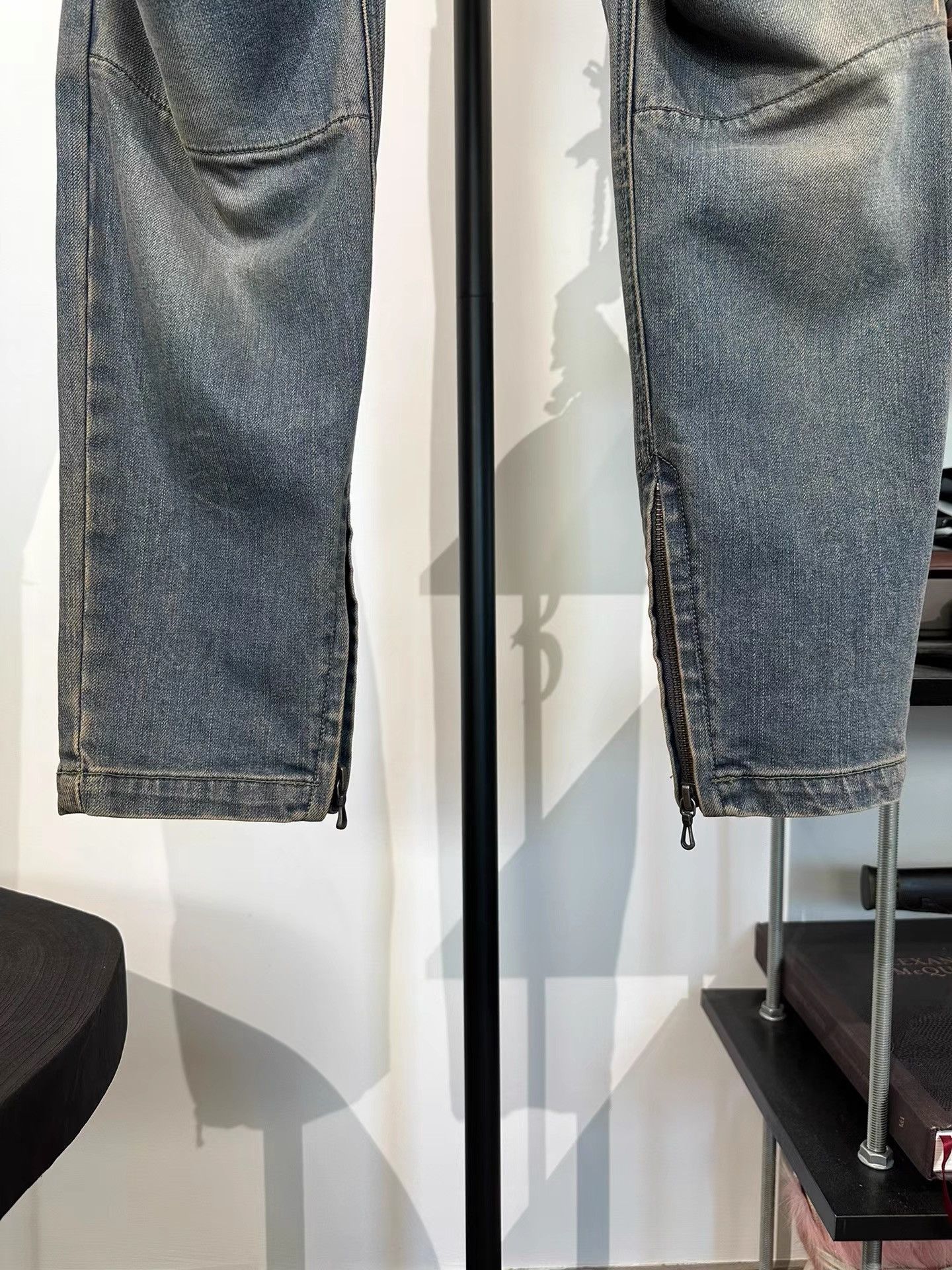Julius Julius_7 Tatsuro Horikawa Knee Ripped Washed Jeans K35 Size US 29 - 3 Thumbnail
