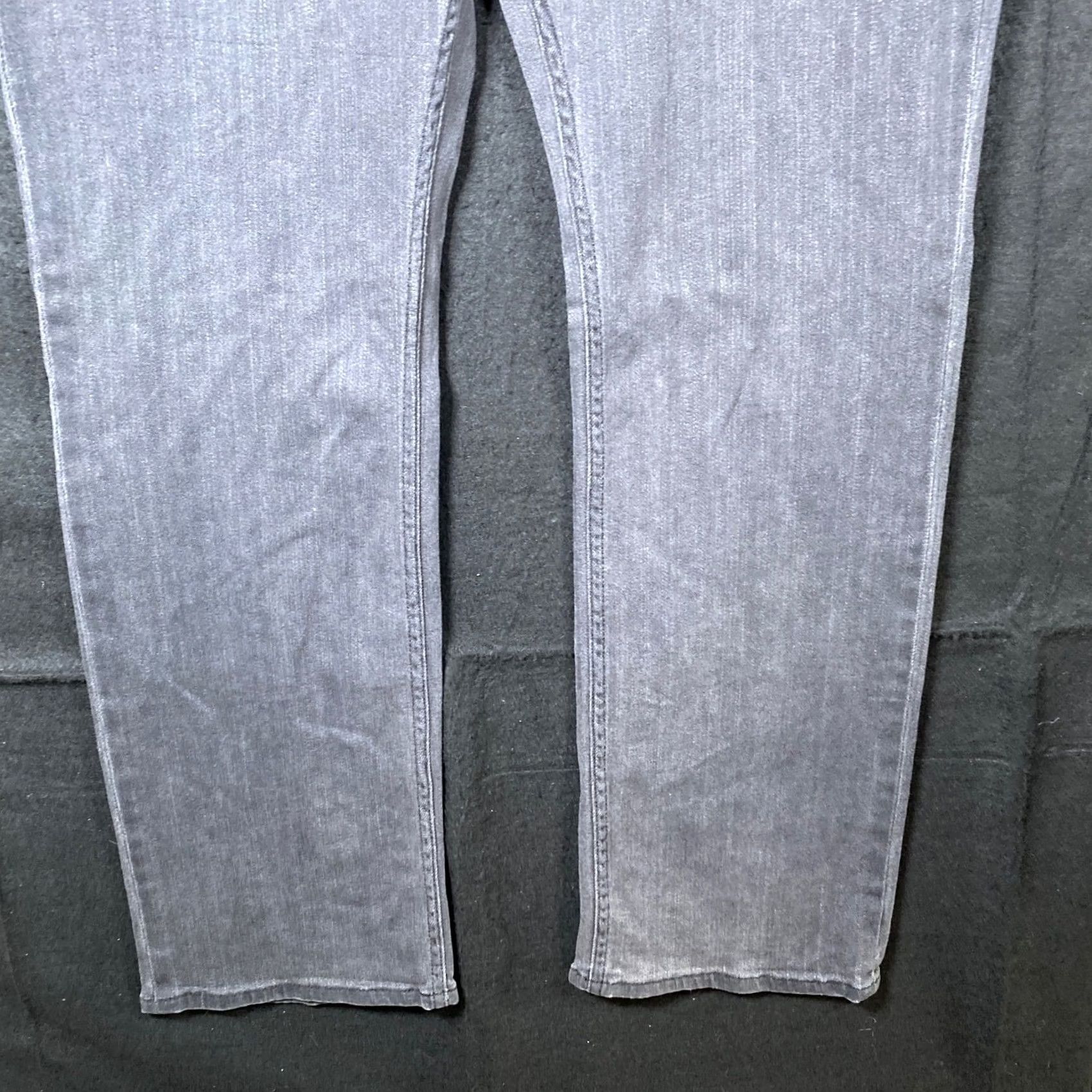 Robert Geller Robert Geller Five Four Mens Jeans Black Denim Relaxed Bootcut 38 Dark Wash Stretch 32 Inseam Mens Jeans Size US 38 / EU 54 - 3 Thumbnail