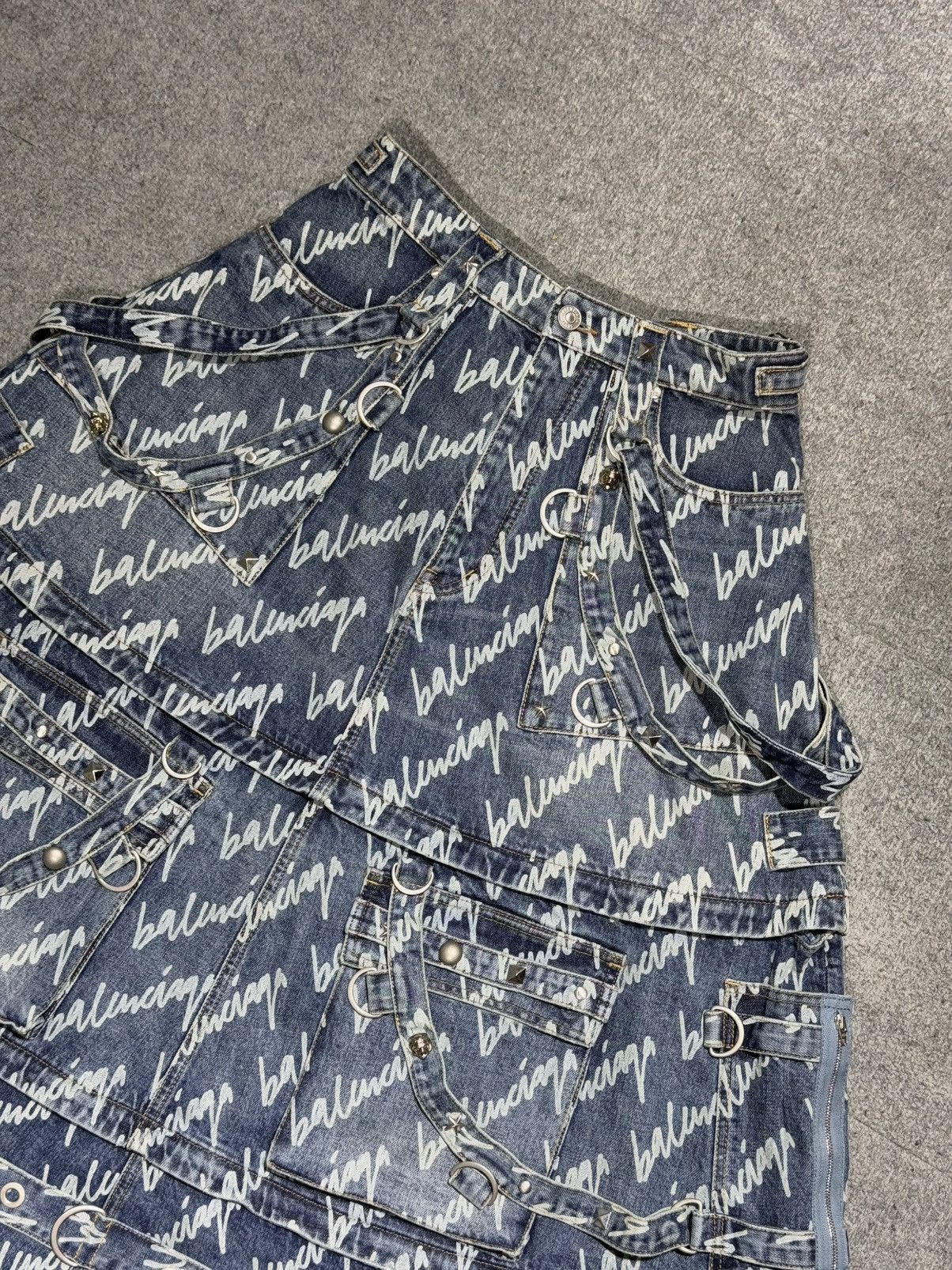 Balenciaga Balenciaga Resort 2022 - Raver all over print - Maxi Skirt Size 32" / US 10 / IT 46 - 6 Thumbnail
