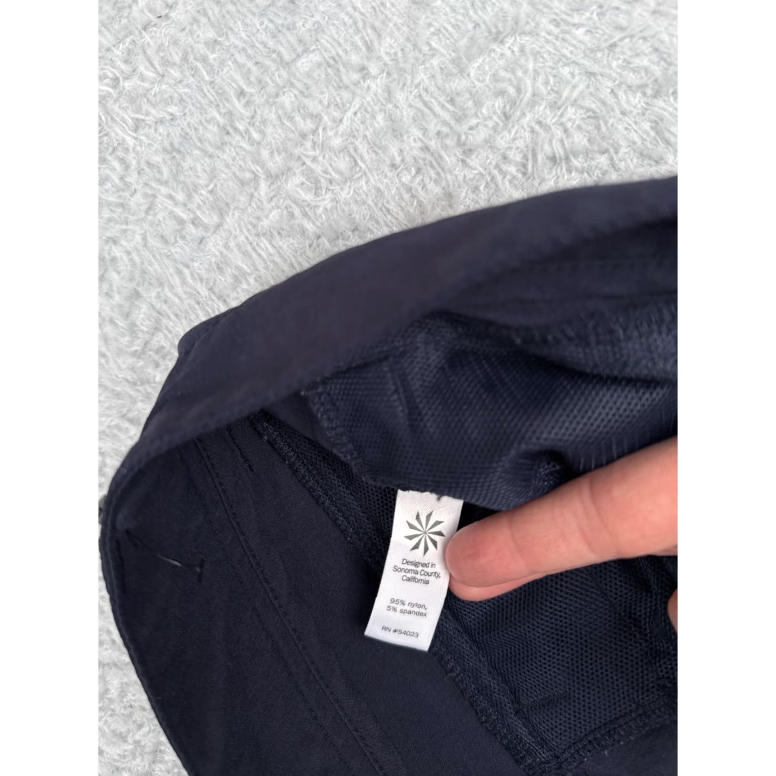 Athleta Athleta Pants Womens 10 Blue Flare Bootcut Nylon Blend Low Zip Pockets 32x34 Shoes? Size 32" / US 10 / IT 46 - 7 Thumbnail