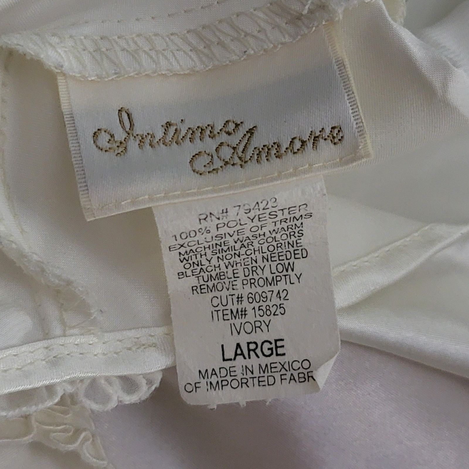 Vintage Vintage White Lace Lingerie Slip Dress Size ONE SIZE - 7 Thumbnail
