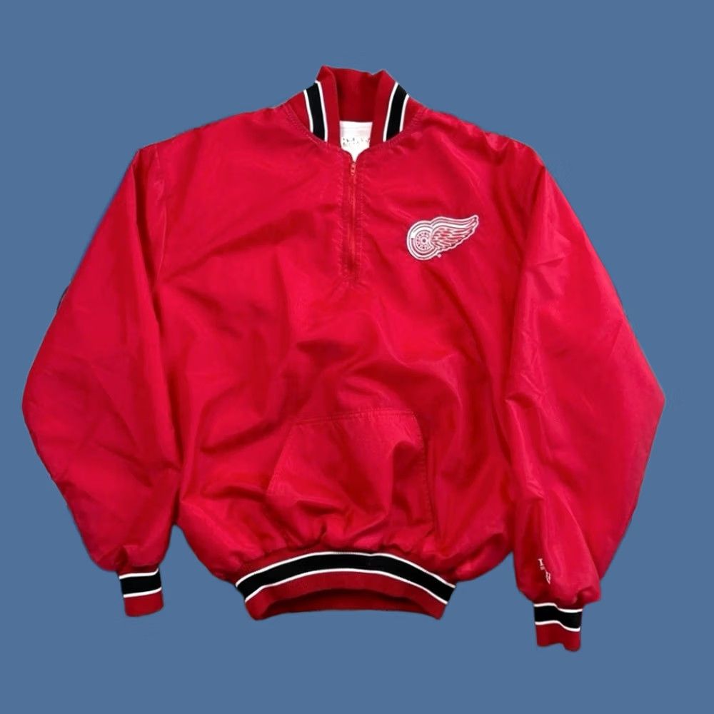 Vintage VINTAGE Nike 90s Detroit Red Wings Windbreaker Jacket XL Made In USA Mens Size US XL / EU 56 / 4 - 1 Thumbnail