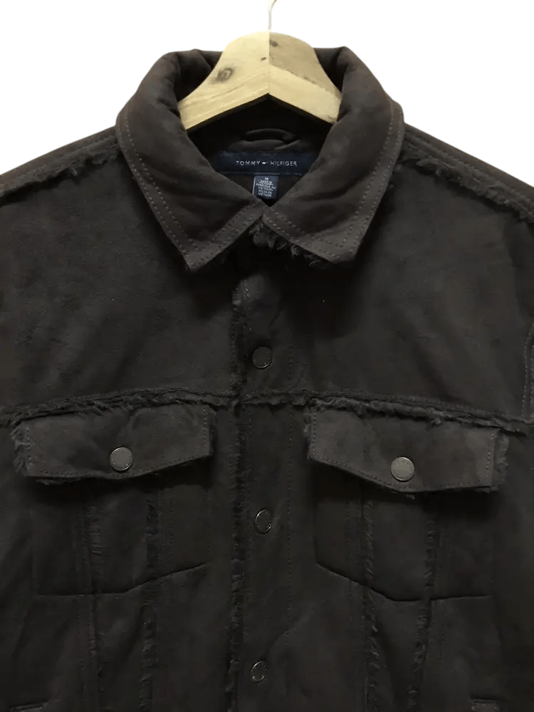 Tommy Hilfiger Vintage Tommy Hilfiger Fleece Linen Retro Jackets Size US M / EU 48-50 / 2 - 4 Thumbnail