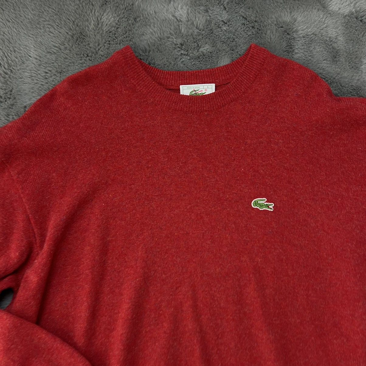 Lacoste Lacoste Vintage 100% Pure Laine Wool Mark Casual Sweater Size US M / EU 48-50 / 2 - 4 Thumbnail