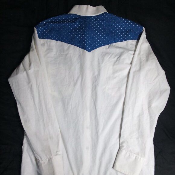 Wrangler Vintage Wrangler MCM Dots Western Pearl Snap Shirt Size US XXL / EU 58 / 5 - 7 Thumbnail