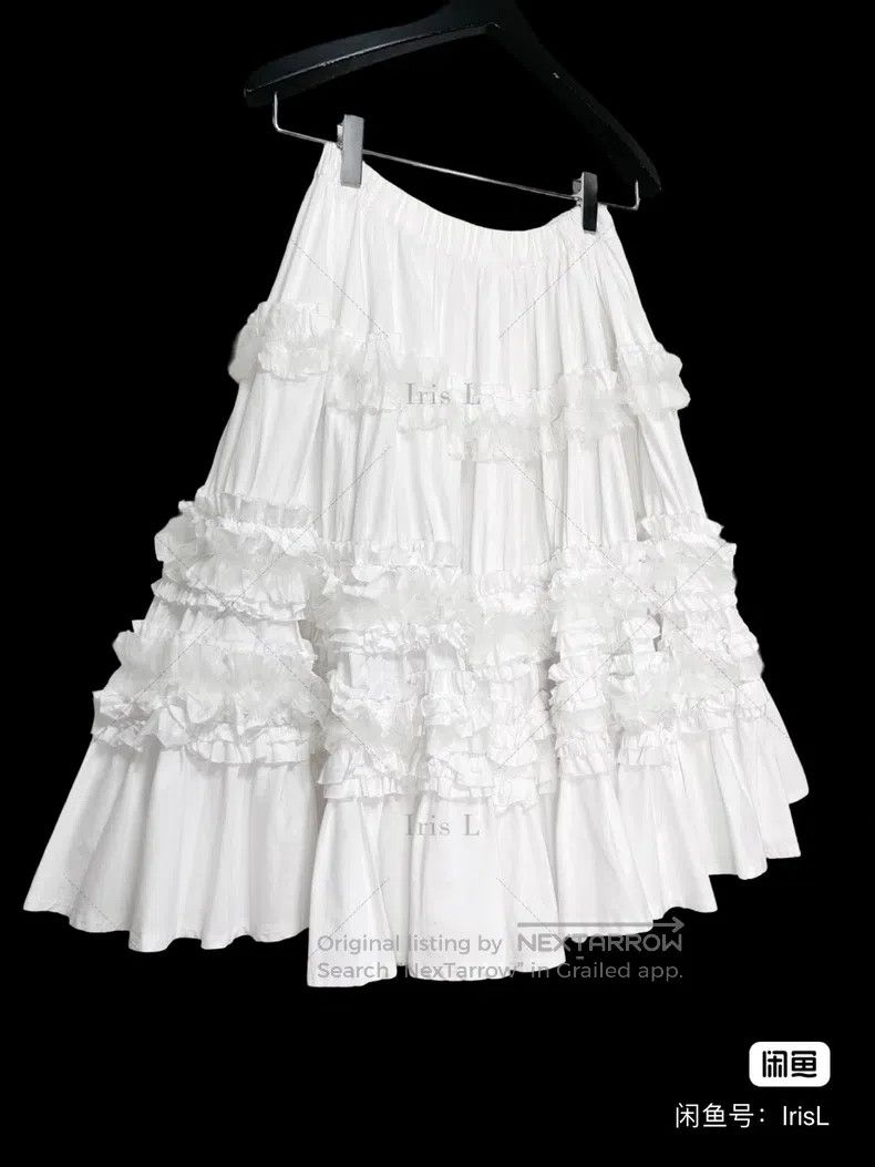 Comme des Garcons Comme Des Garcons size S Layered, lace, pleats, tiered, pu Size 22" - 5 Thumbnail