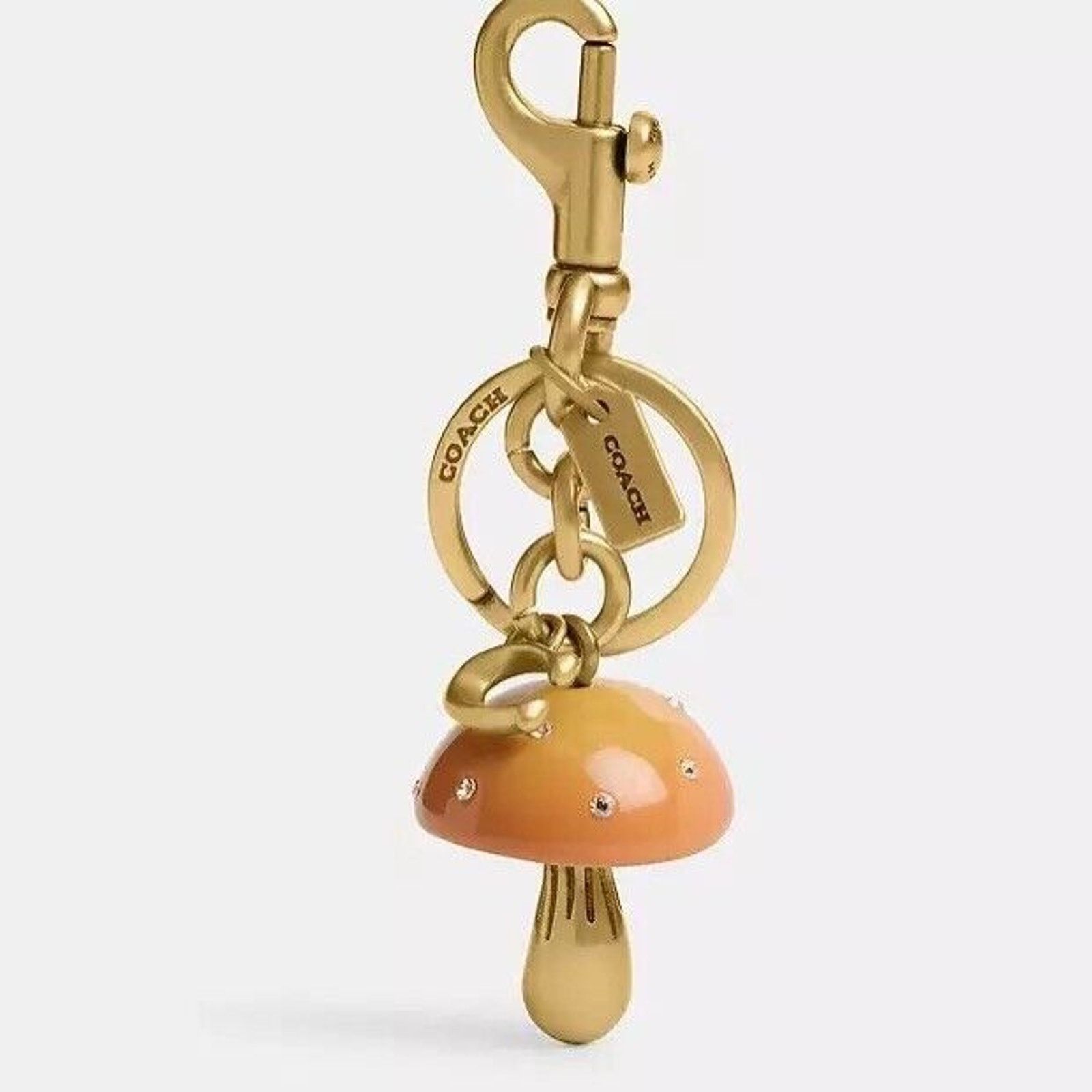 NWT Coach 3D Mushroom Bag Charm Keychain Key Fob CZ123 Miscellaneous