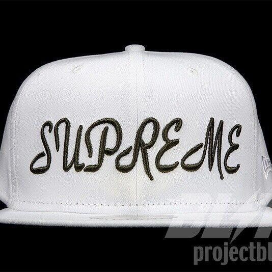 New Era SS23 SUPREME SCRIPT NEW ERA CAP HAT WHITE SIZE 8 2023 Size ONE SIZE - 1 Thumbnail